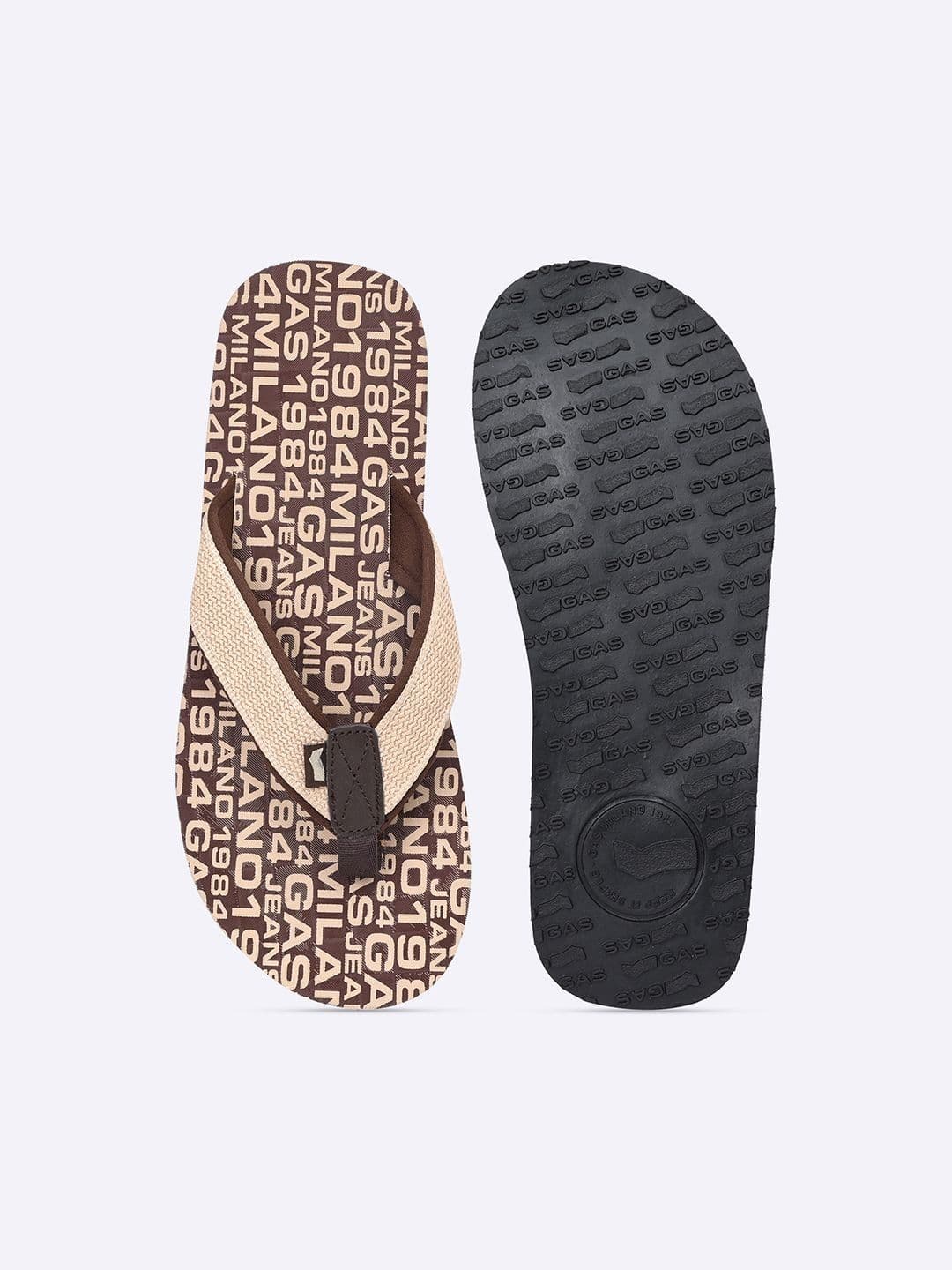 GAS Men StreetGrain Brown FlipFlops thumbnail 6