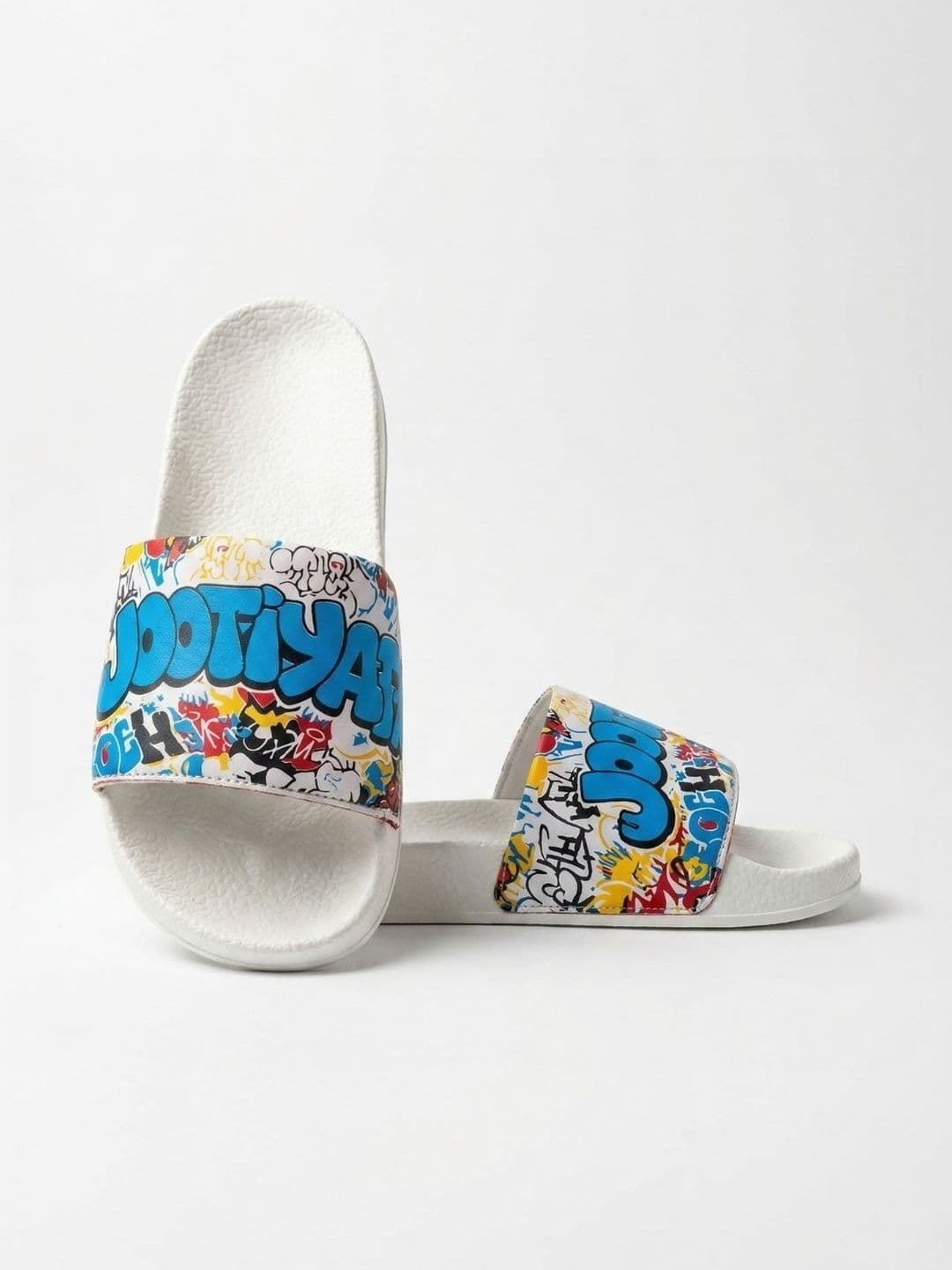 JOOTIYAPA Men Printed Sliders thumbnail 3