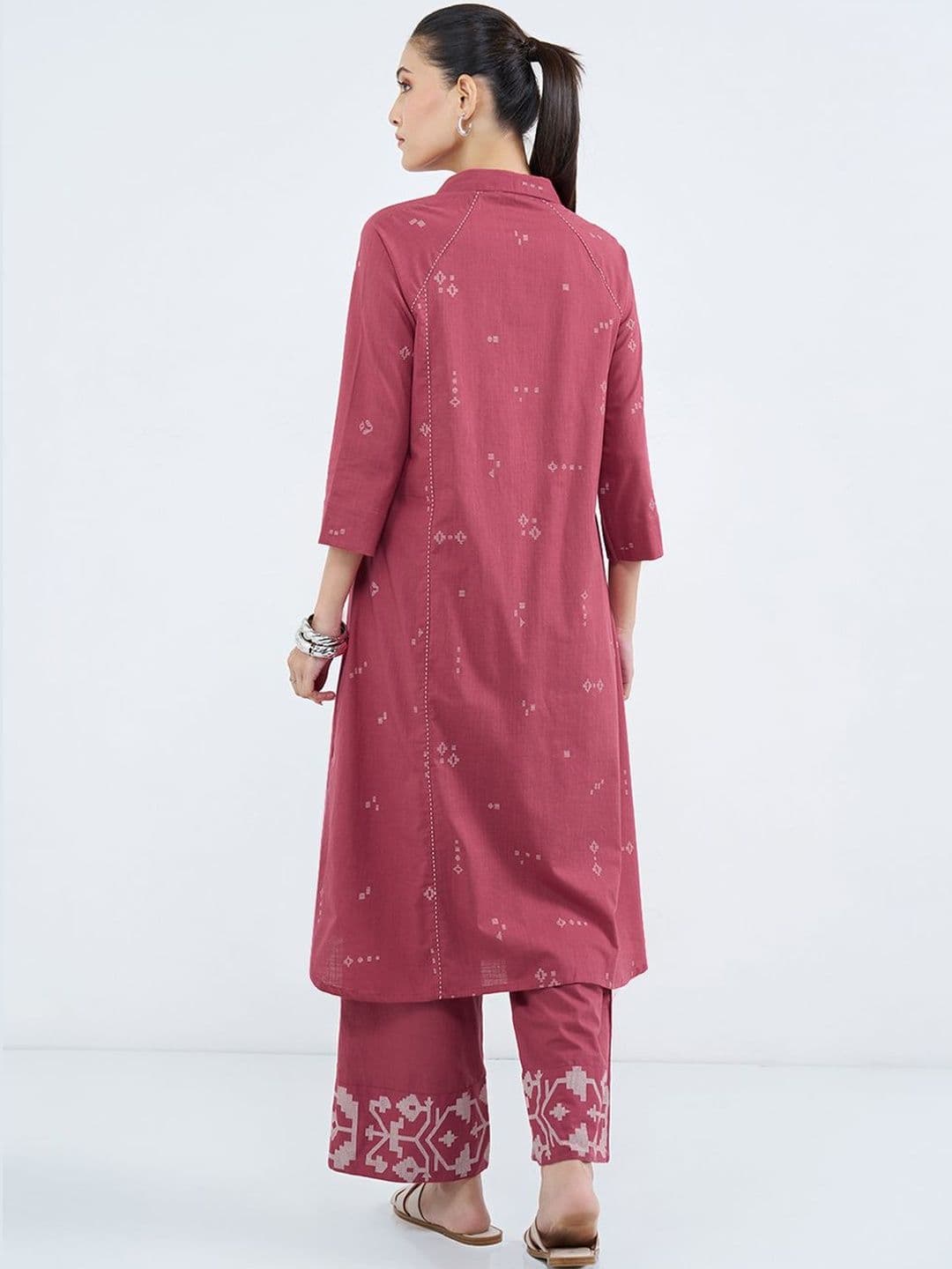 RANGMANCH BY PANTALOONS Women Geometric Printed Kurta thumbnail 3