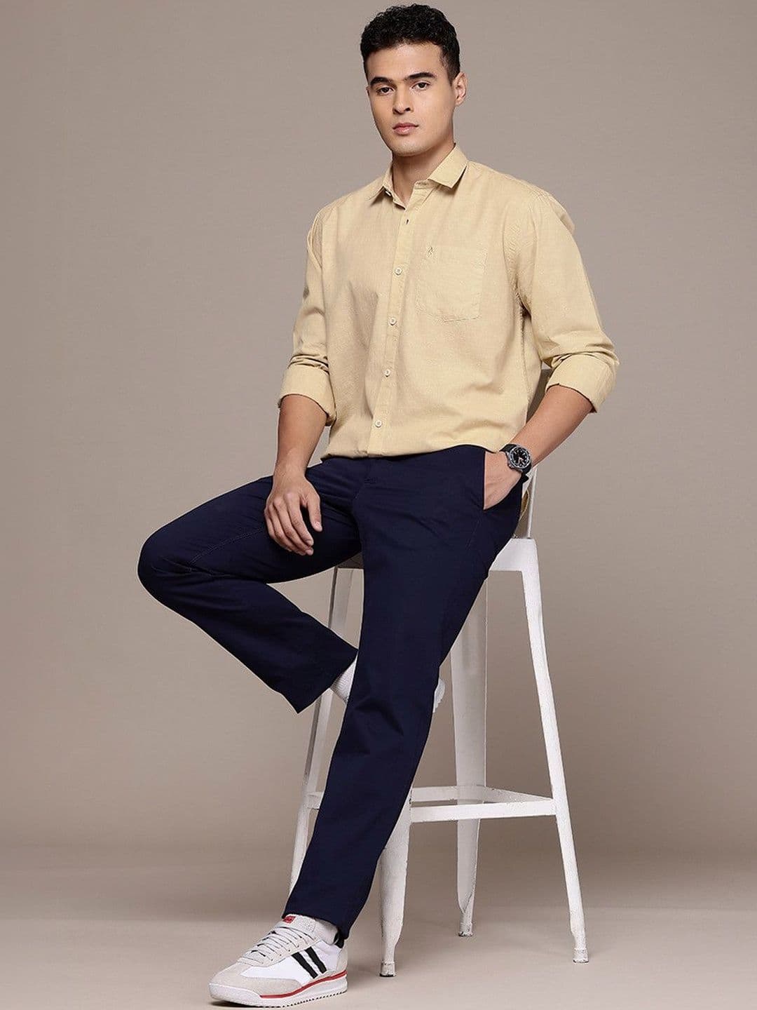 BS BLUE SQUAD Cotton Linen Casual Shirt thumbnail 6