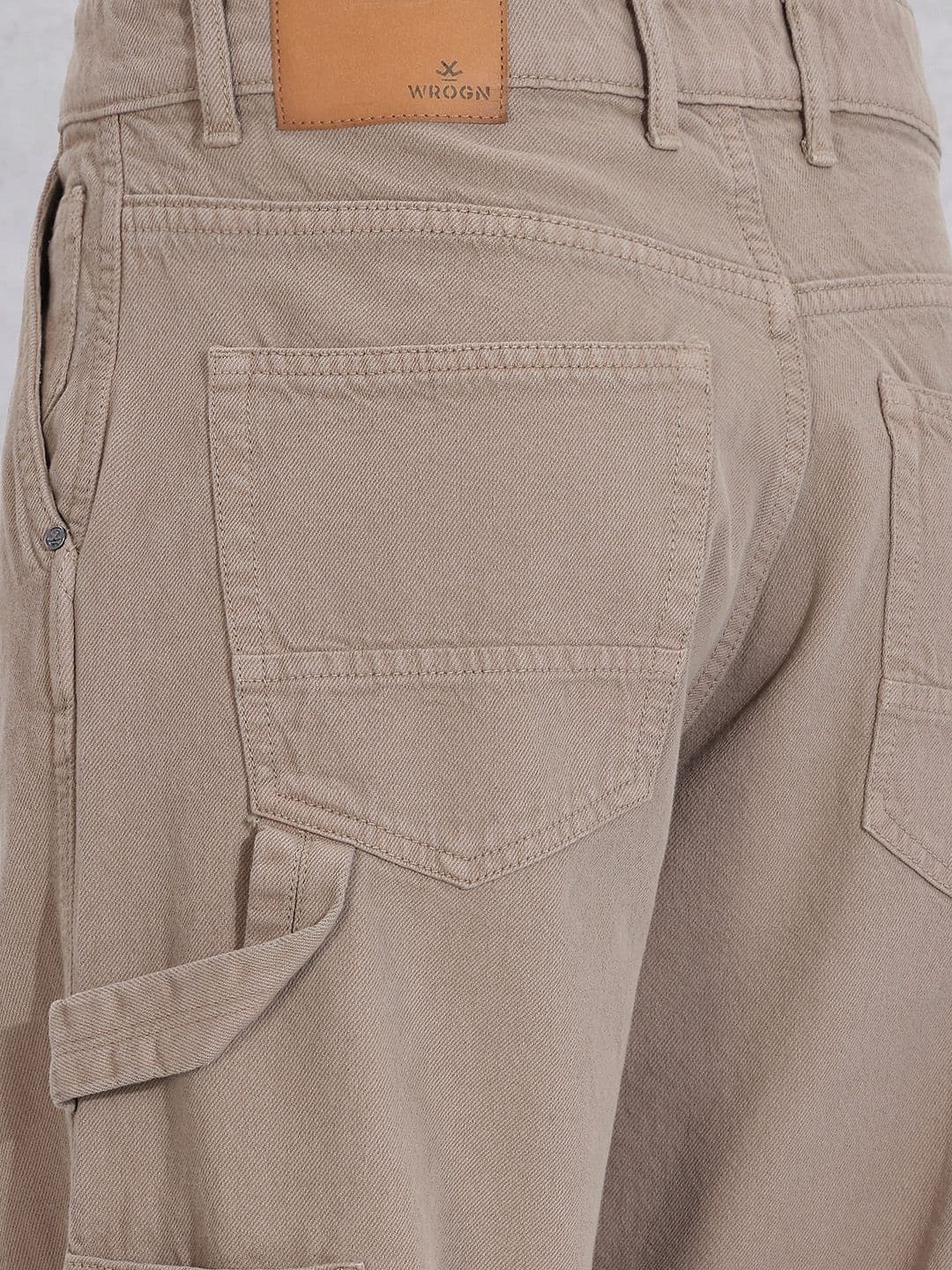 WROGN Men Loose Fit Pure Cotton Jeans thumbnail 2
