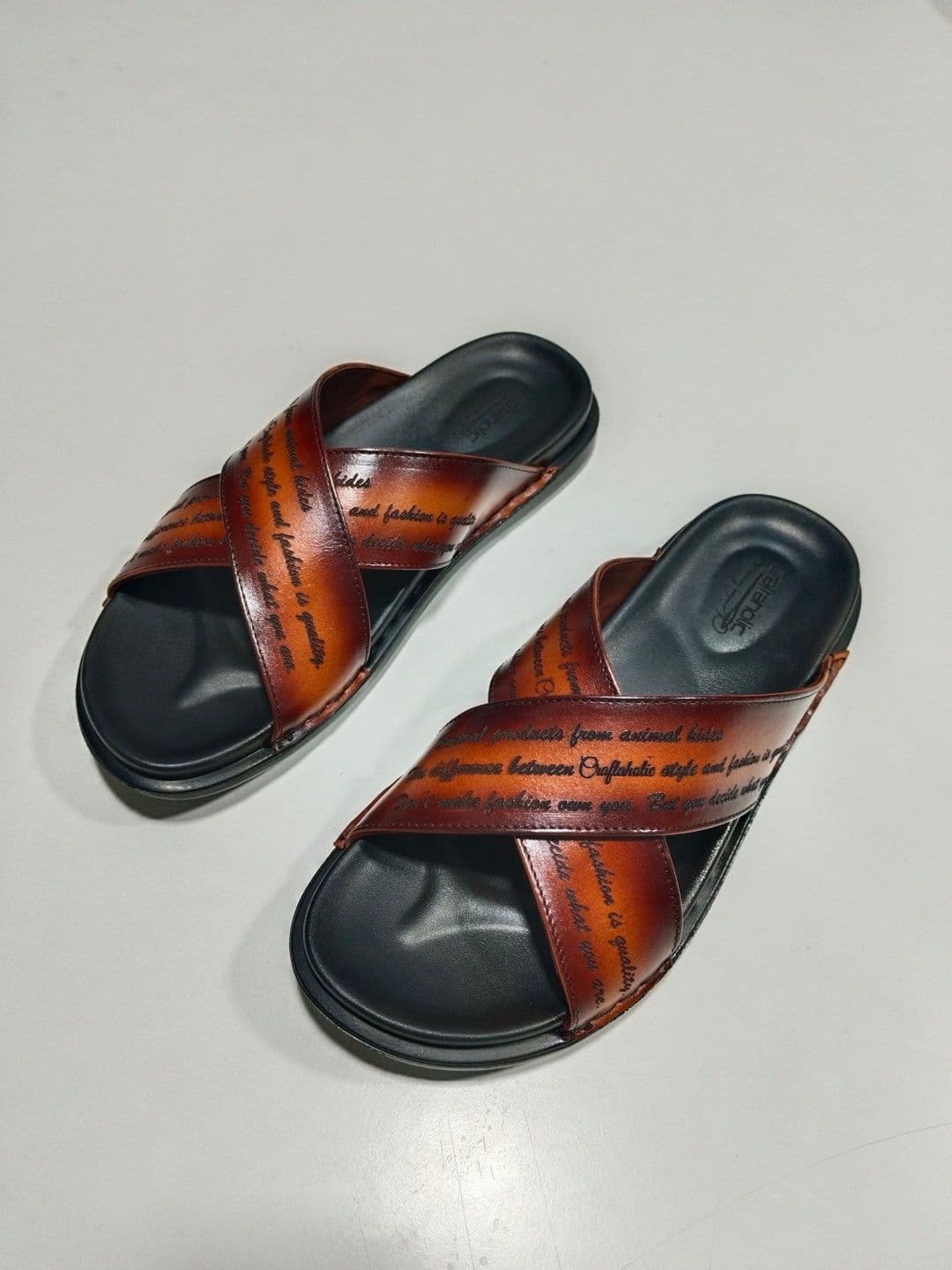 CRAFTAHOLIC Men Printed Slip-On - view 1