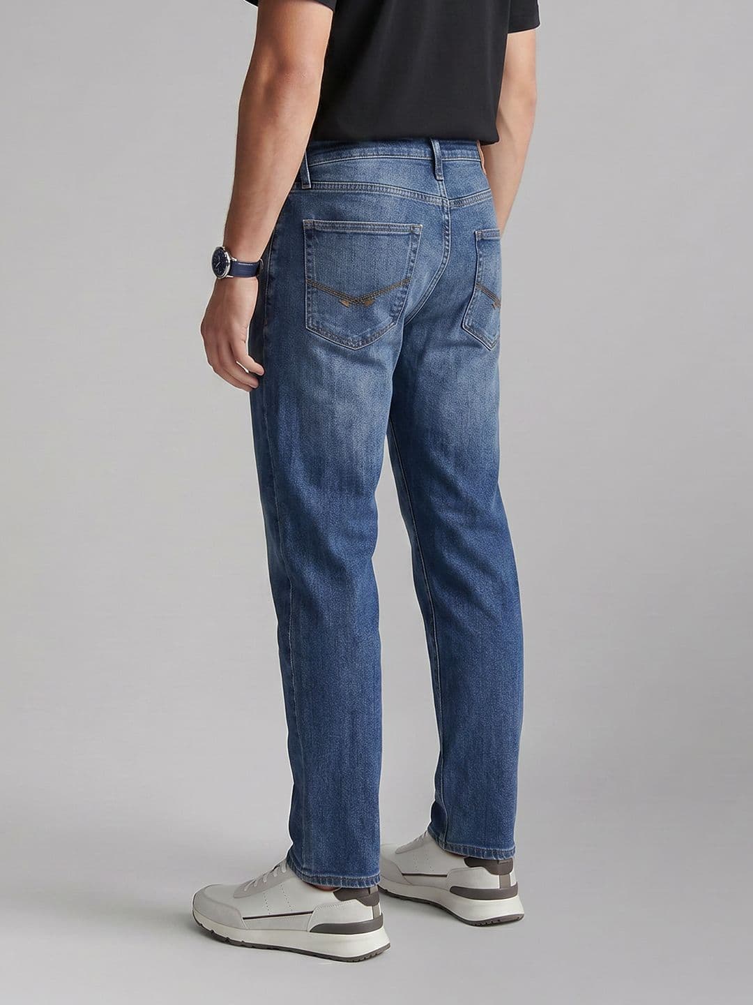 U.S. Polo Assn. Denim Co. Men Regular Fit Heavy Fade Stretchable Jeans thumbnail 6