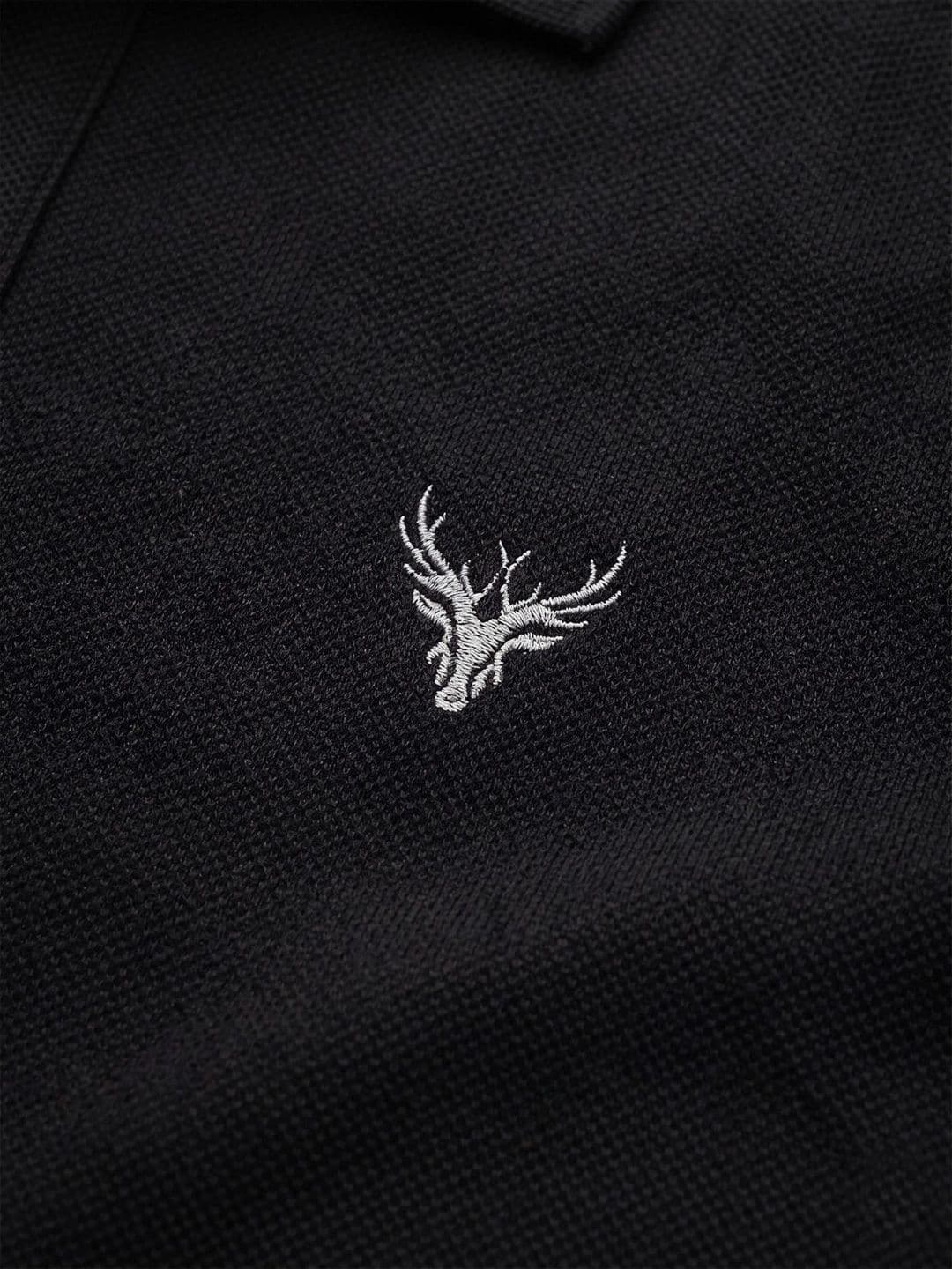 Utopium Men Brand Logo Polo Collar T-shirt thumbnail 4