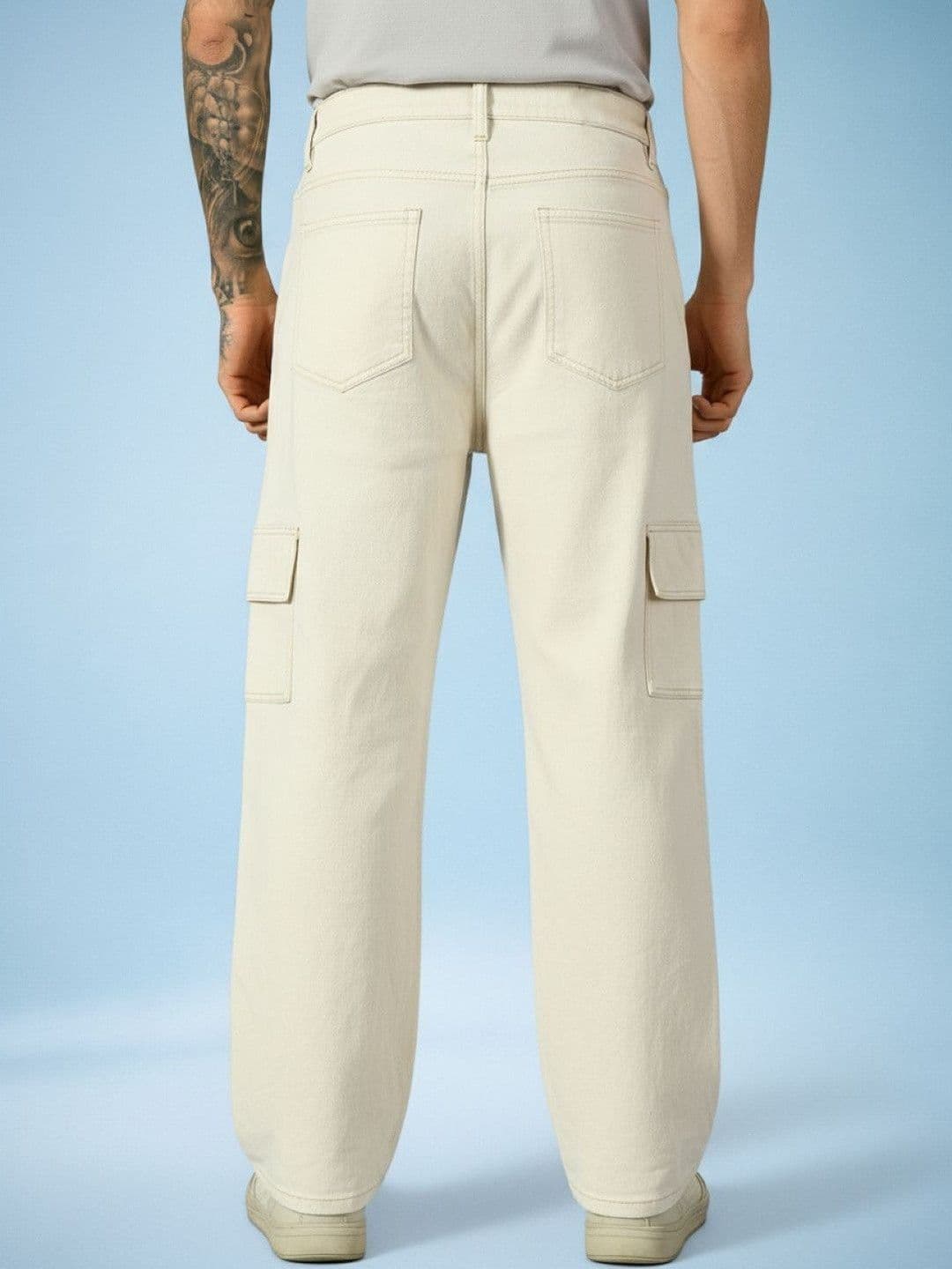 Kook N Keech Men Classic Relaxed Fit Mid-Rise Stretchable Jeans thumbnail 3