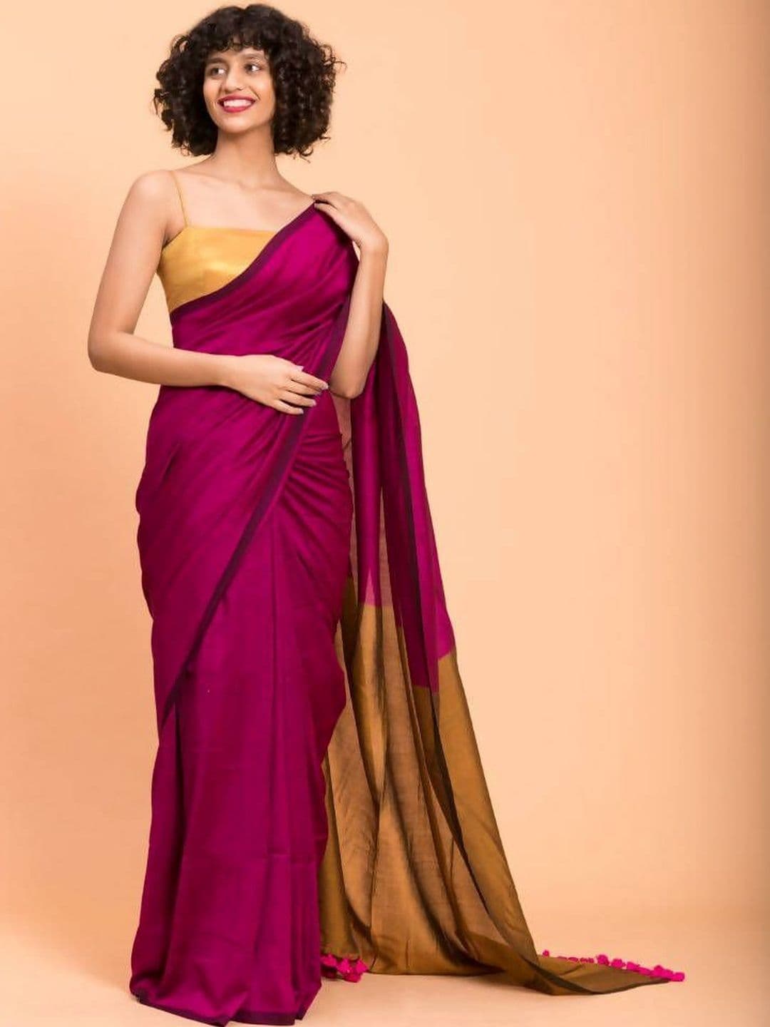 all about you Handloom Khadi Saree - view 1
