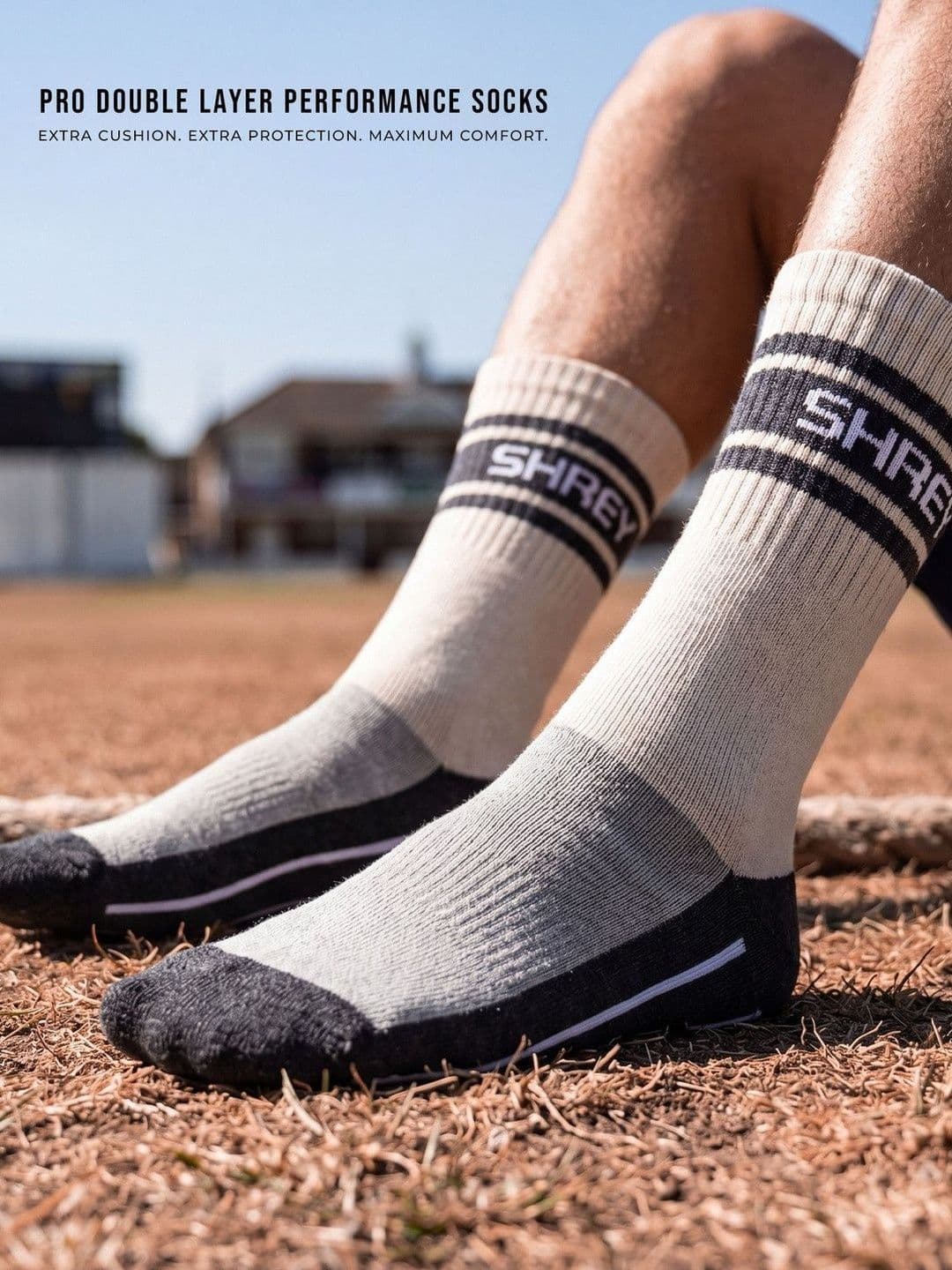 Shrey Unisex Cotton Assorted Calf Length Socks thumbnail 2