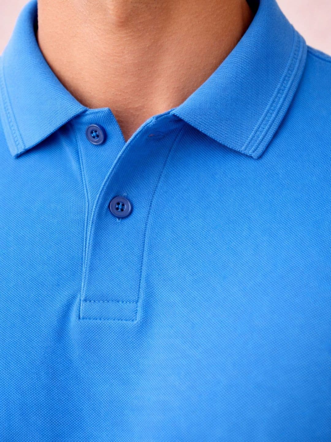 The Roadster Lifestyle Co Cotton Polo Collar T-Shirt thumbnail 6