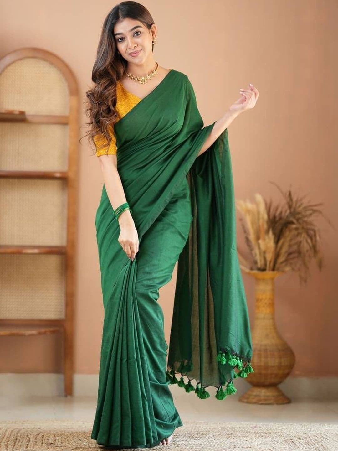 sourav biswas Pure Cotton Saree - view 1
