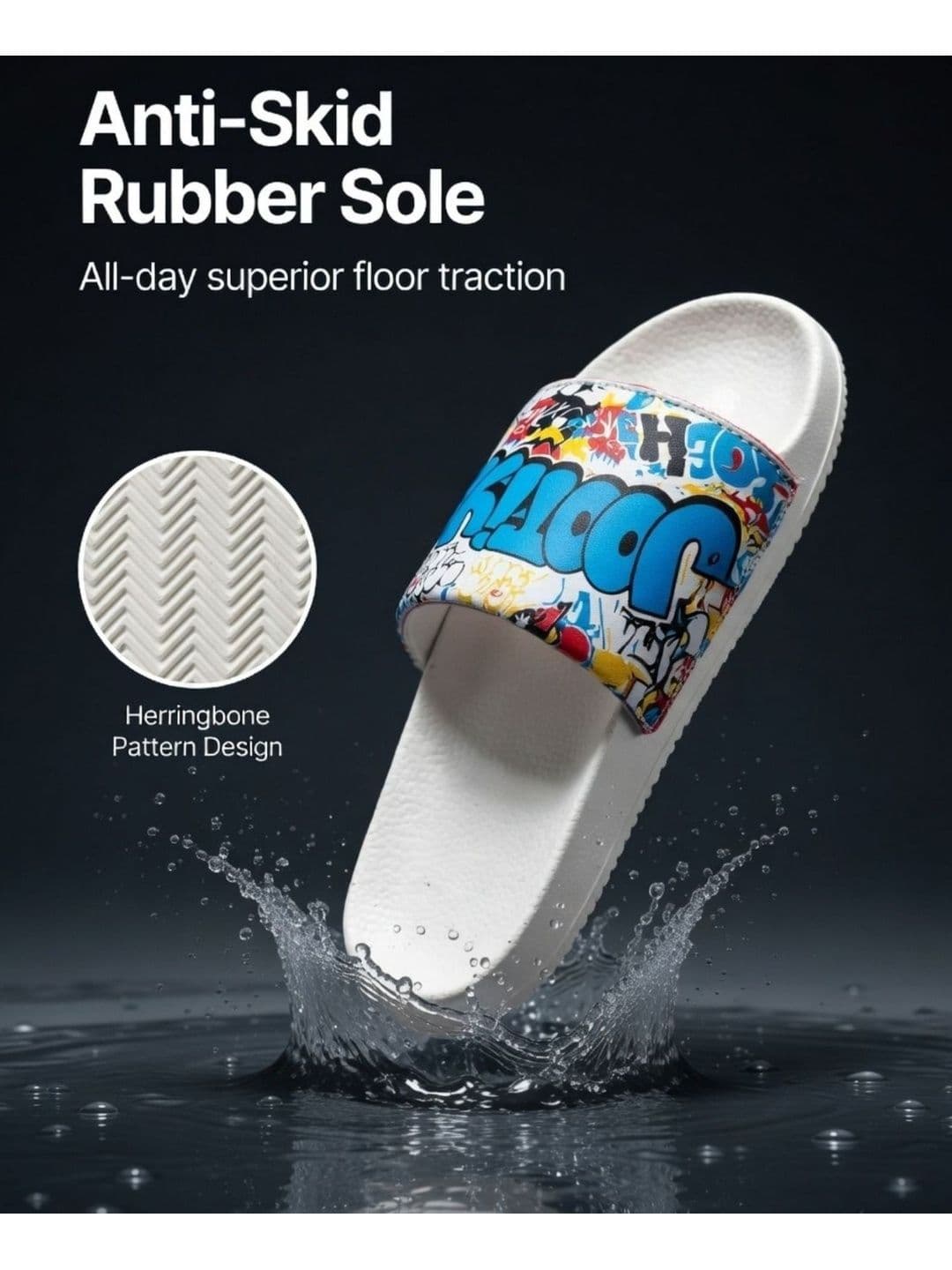 JOOTIYAPA Men Printed Sliders thumbnail 7