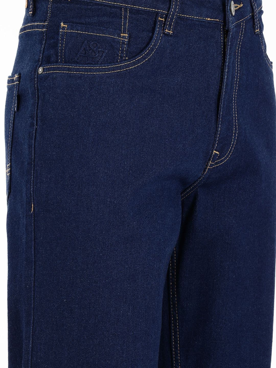 Aeropostale Men Straight Fit Mid-Rise Heavy Fade Cotton Jeans thumbnail 2