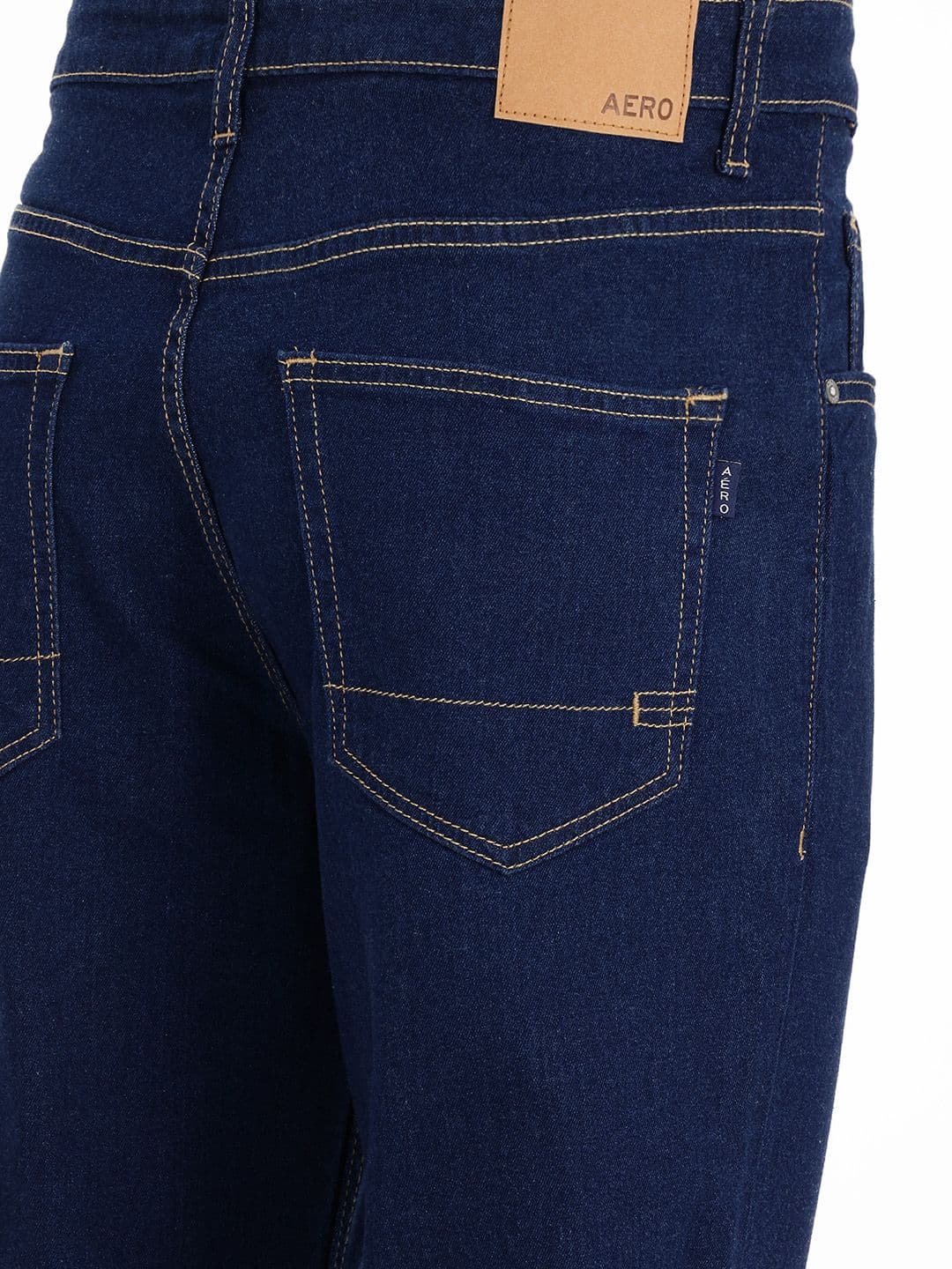 Aeropostale Men Straight Fit Mid-Rise Heavy Fade Cotton Jeans thumbnail 6