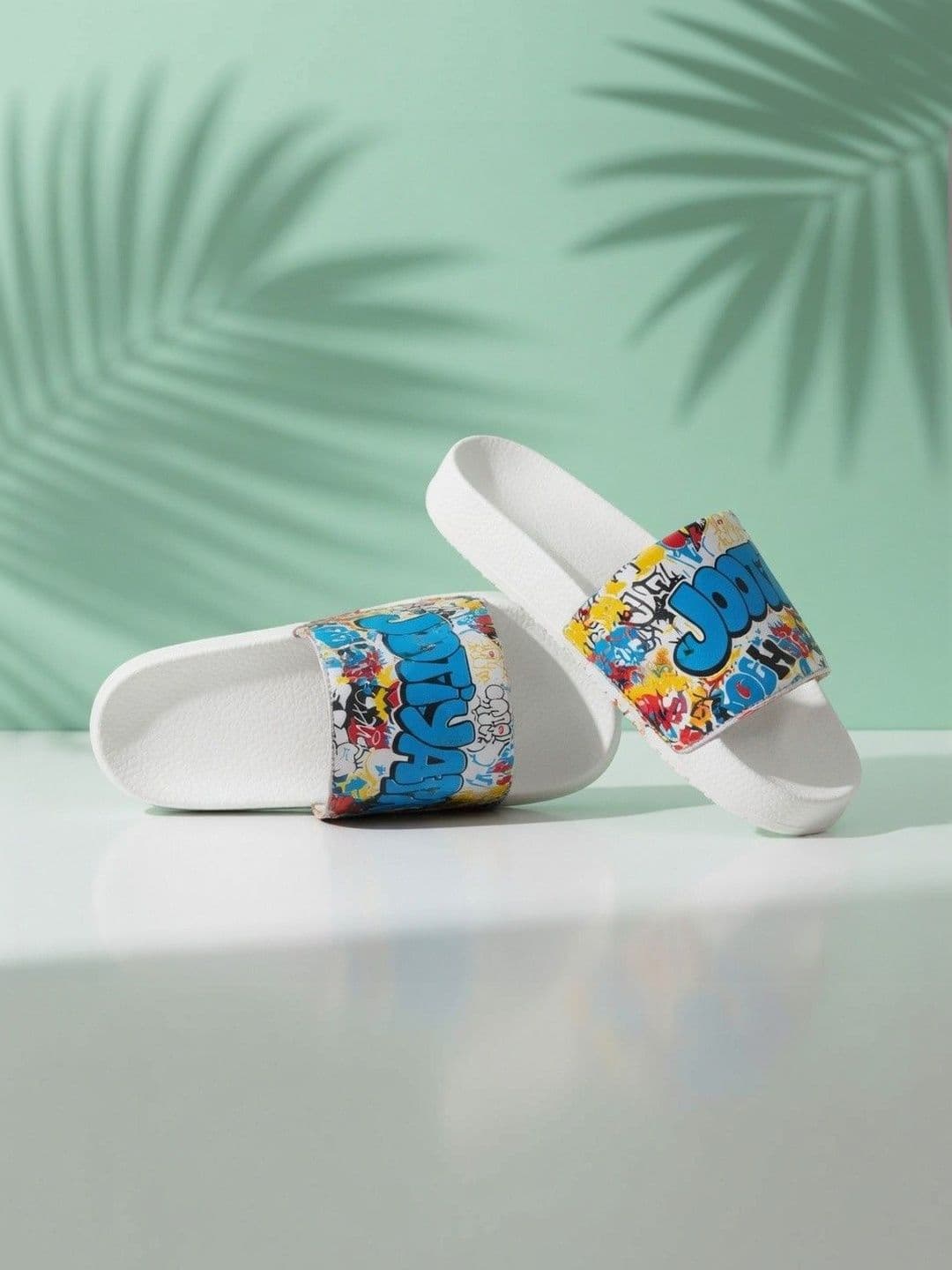 JOOTIYAPA Men Printed Sliders - view 1