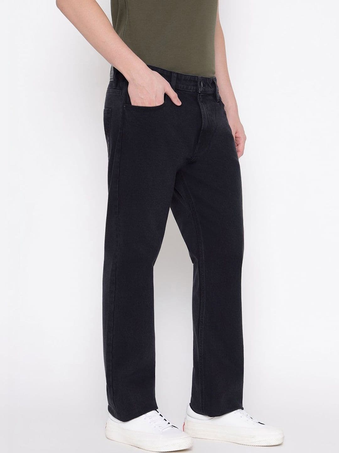 GUESS Men Regular Fit Mid-Rise Light Fade Stretchable Jeans thumbnail 8