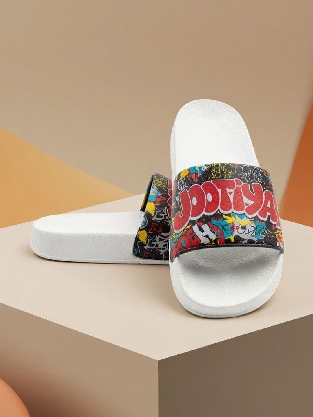 JOOTIYAPA Men Printed Sliders - view 1