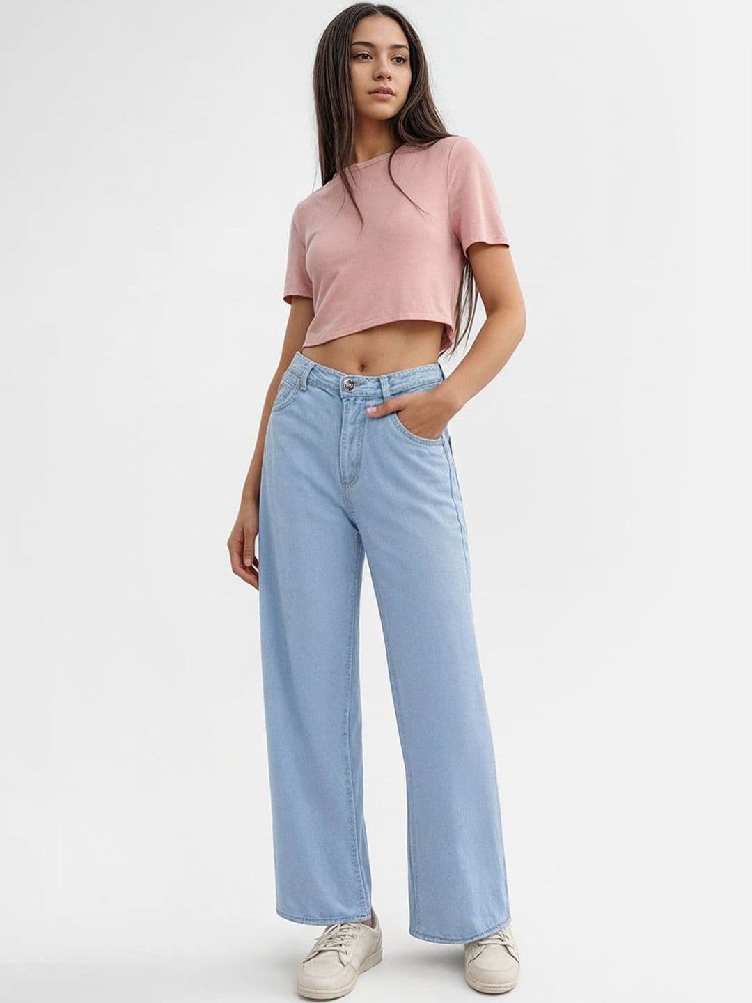 COY Women Comfort Relaxed Fit Mid-Rise Jeans thumbnail 4