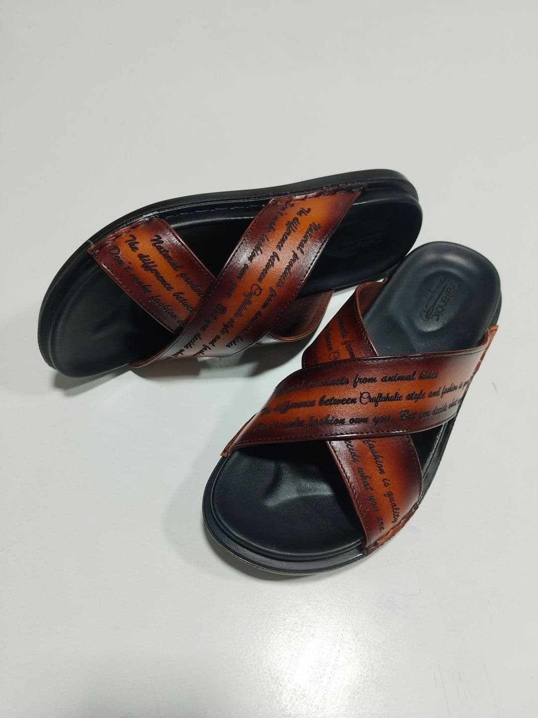 CRAFTAHOLIC Men Printed Slip-On thumbnail 2