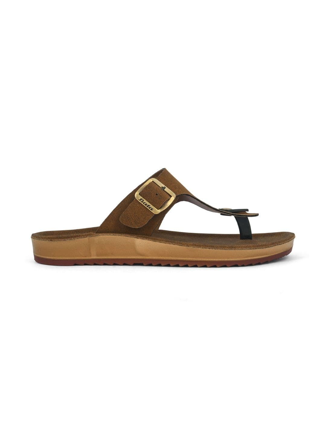 Bata Men Rubber Thong Flip-Flops thumbnail 4