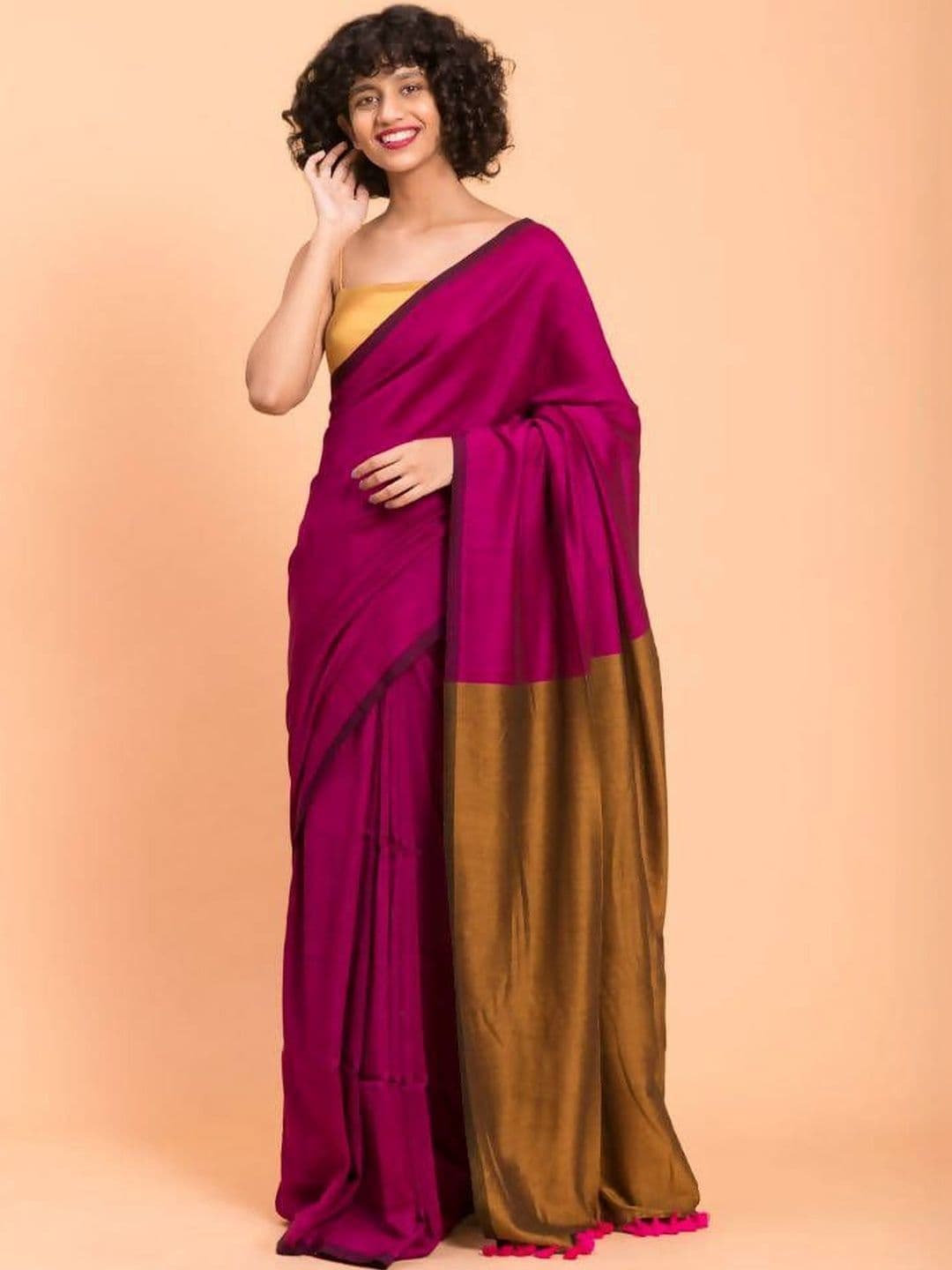 all about you Handloom Khadi Saree thumbnail 3