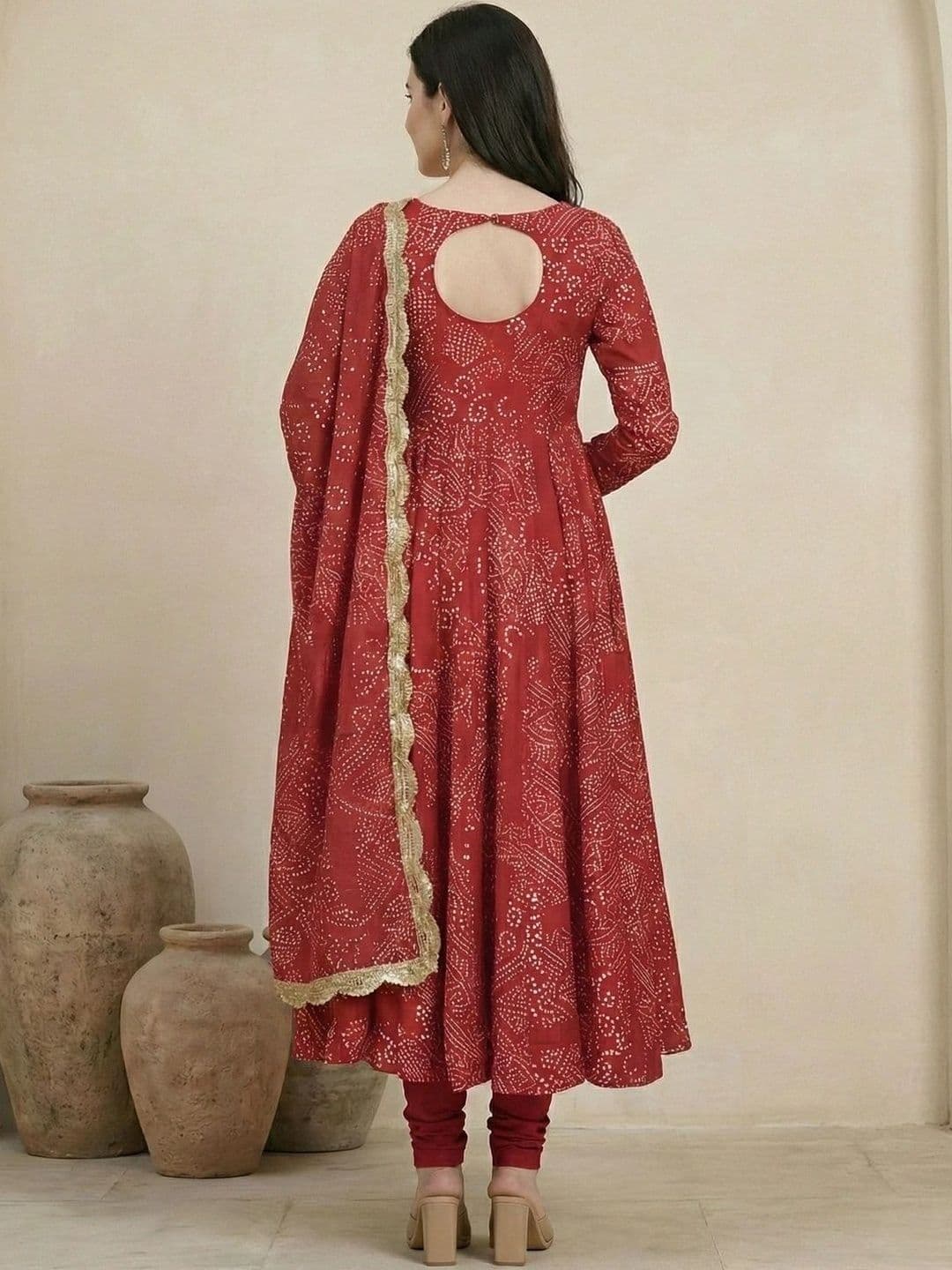 Sangria Printed Round Neck Kurta Sets thumbnail 3