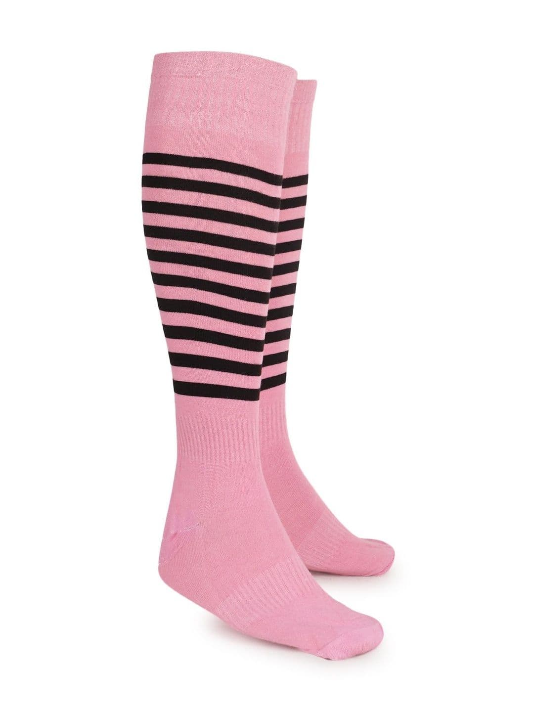 KRAGBUZZ Unisex Cotton Blend Striped Knee Length Socks thumbnail 2