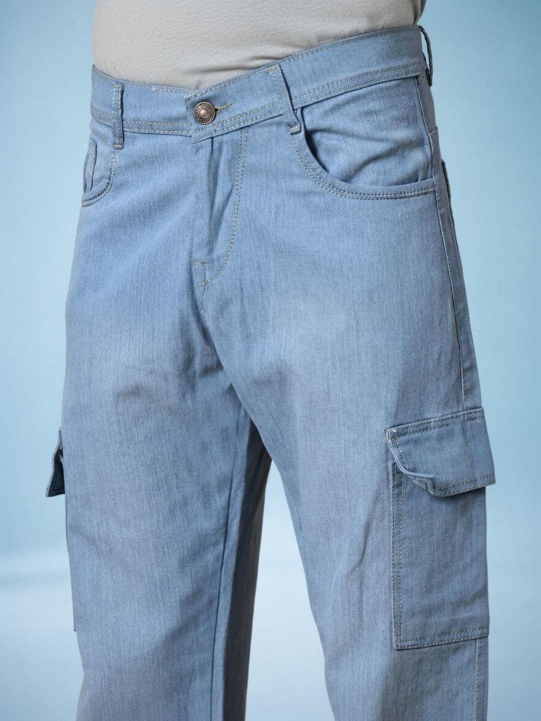 Kook N Keech Men Classic Regular Fit Mid-Rise Stretchable Jeans thumbnail 3