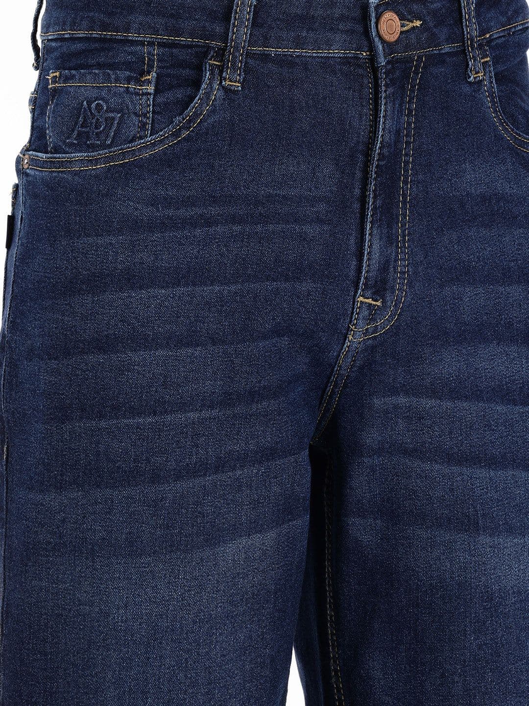 Aeropostale Men Straight Fit Mid-Rise Light Fade Stretchable Jeans thumbnail 5