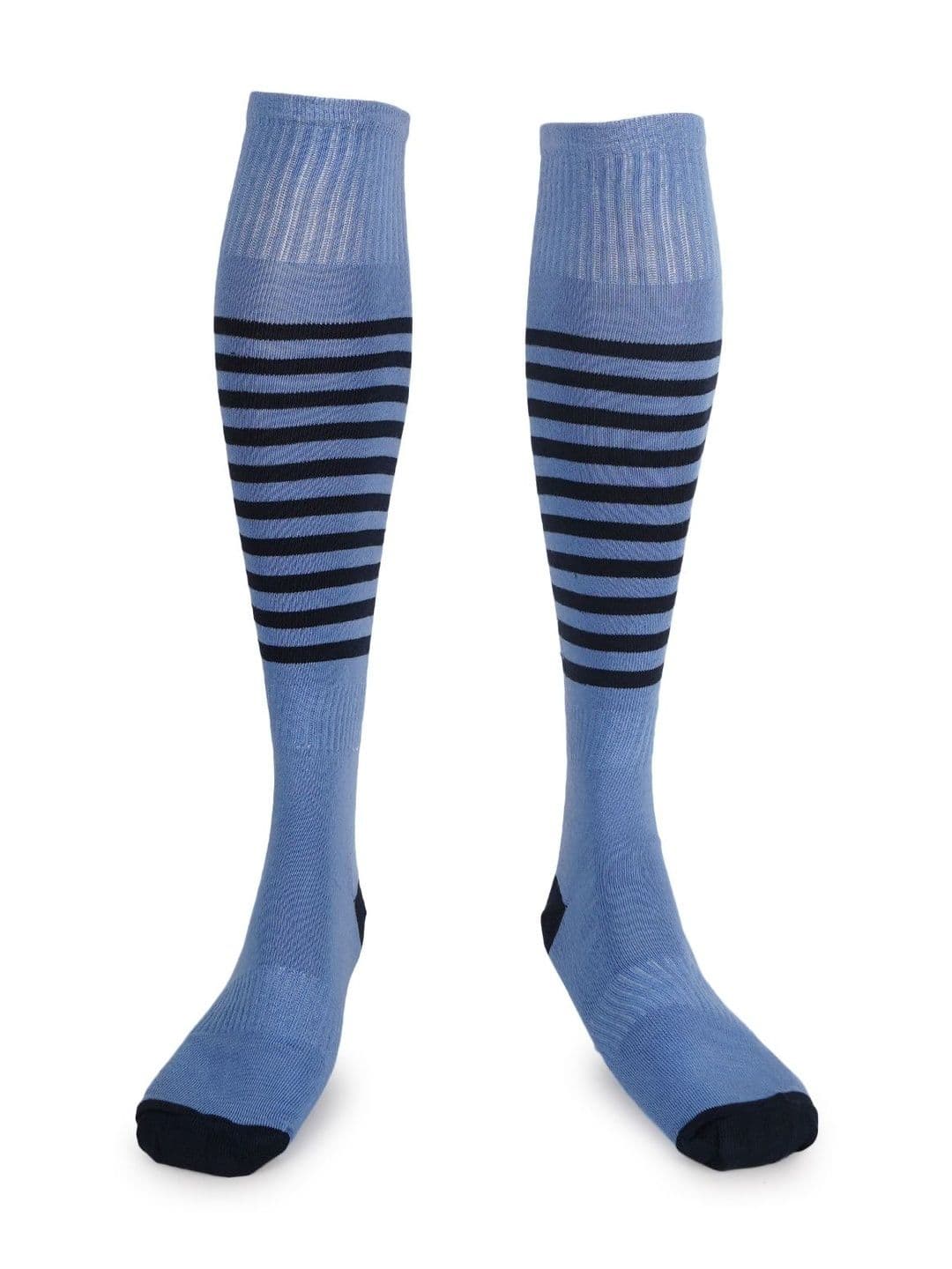 KRAGBUZZ Unisex Cotton Blend Striped Knee Length Socks - view 1