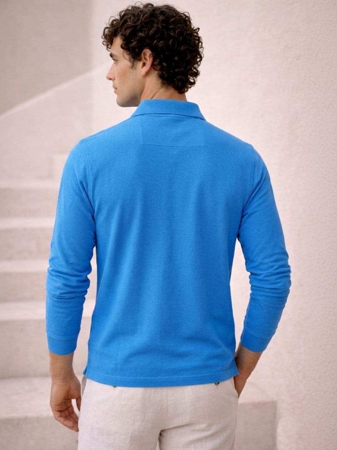 The Roadster Lifestyle Co Cotton Polo Collar T-Shirt thumbnail 2