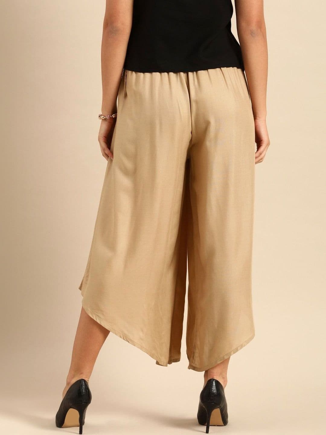 AADVIKA Women Flared Ethnic Palazzos thumbnail 3