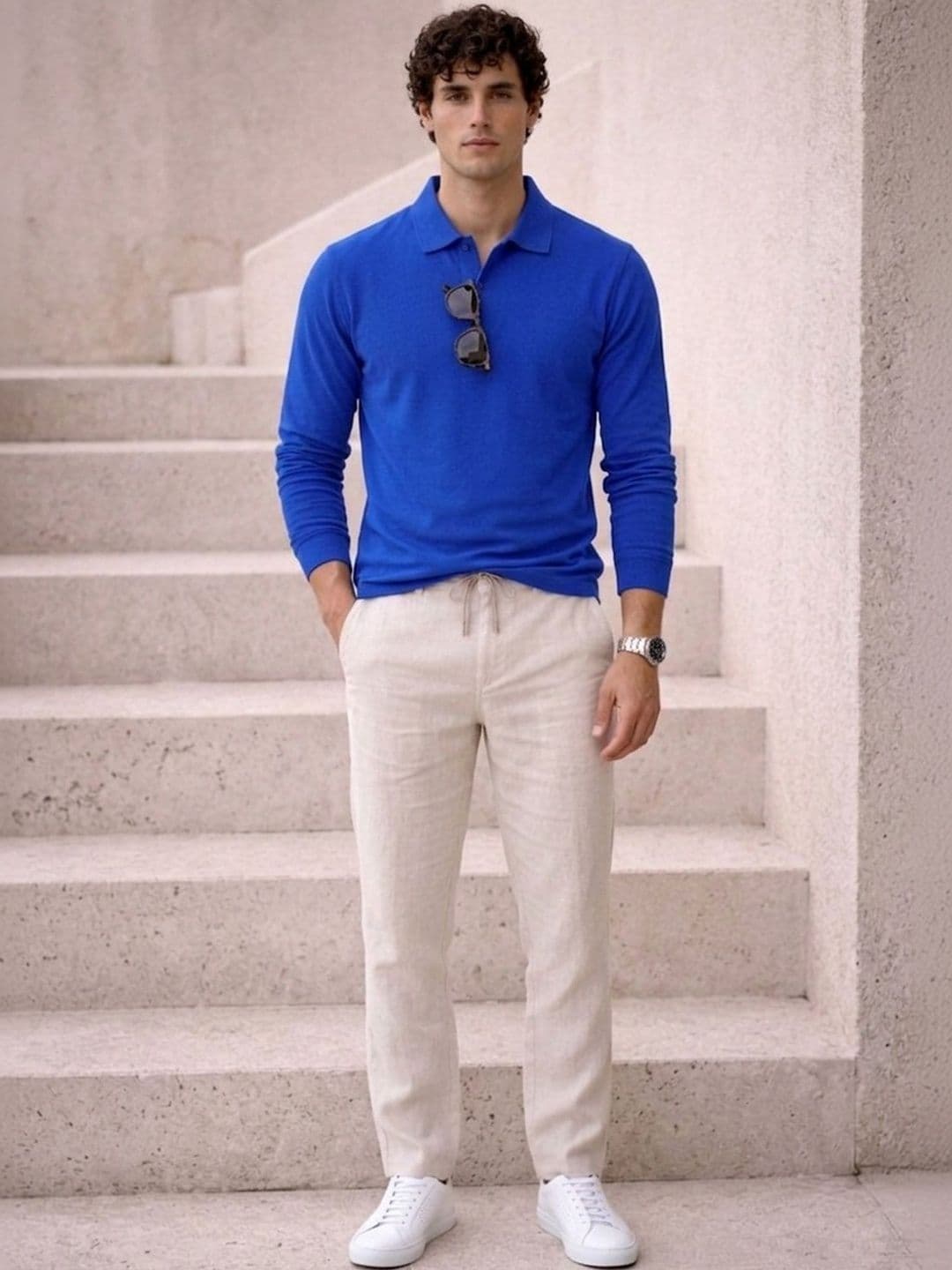 Mast & Harbour Men Polo Collar T-shirt thumbnail 2