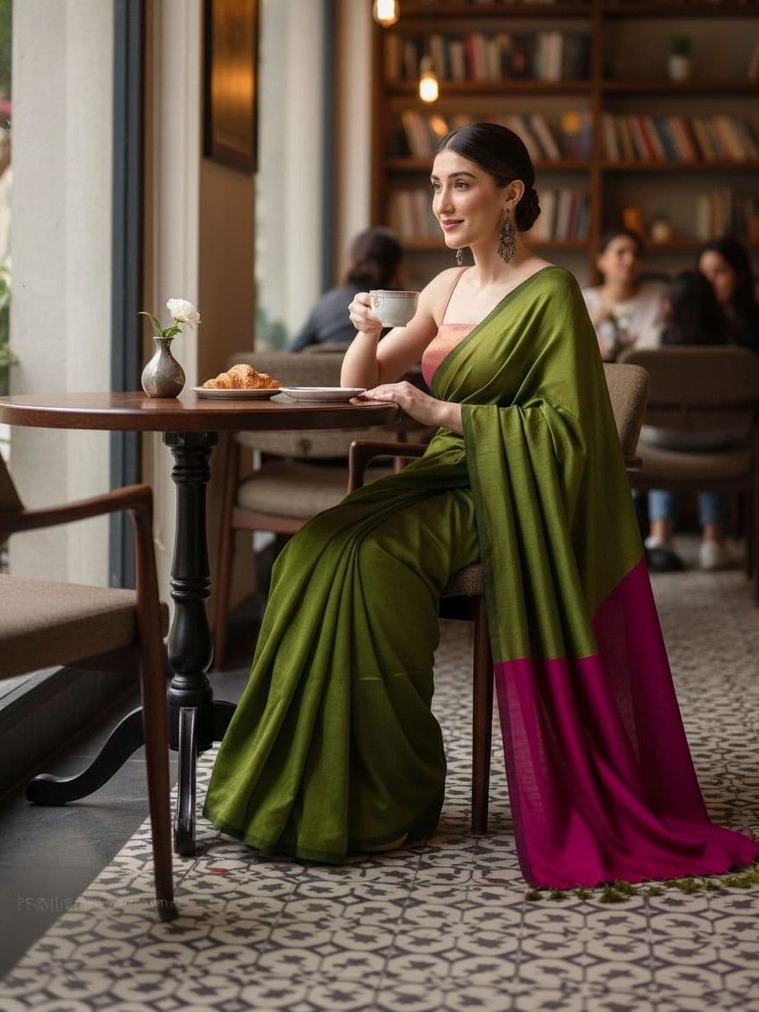 all about you Handloom Khadi Saree thumbnail 5
