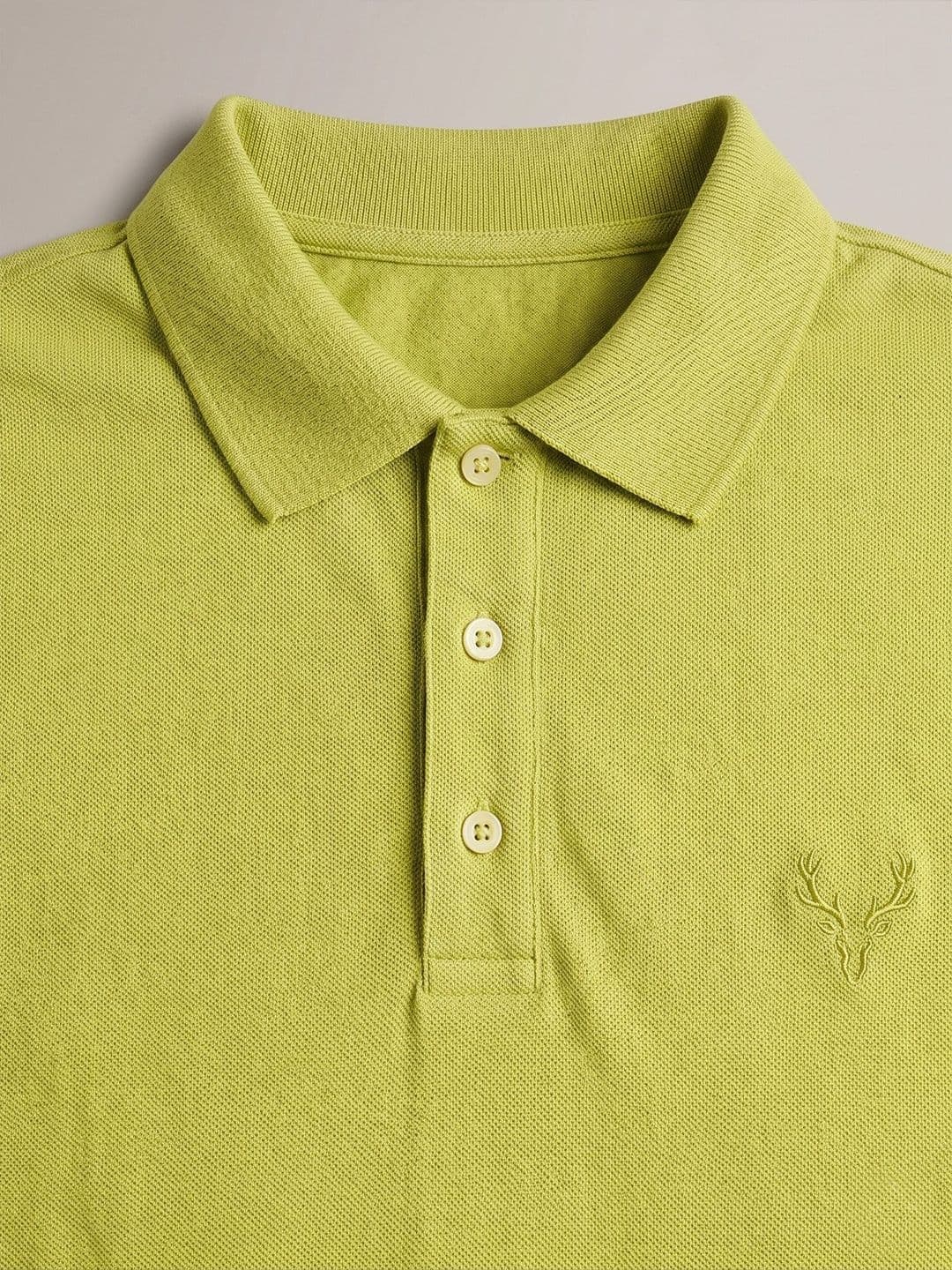 Utopium Men Brand Logo Polo Collar T-shirt thumbnail 4