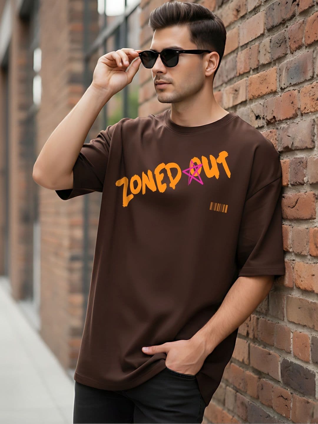 Kook N Keech Men Typography Printed Drop-Shoulder Sleeves T-shirt thumbnail 5