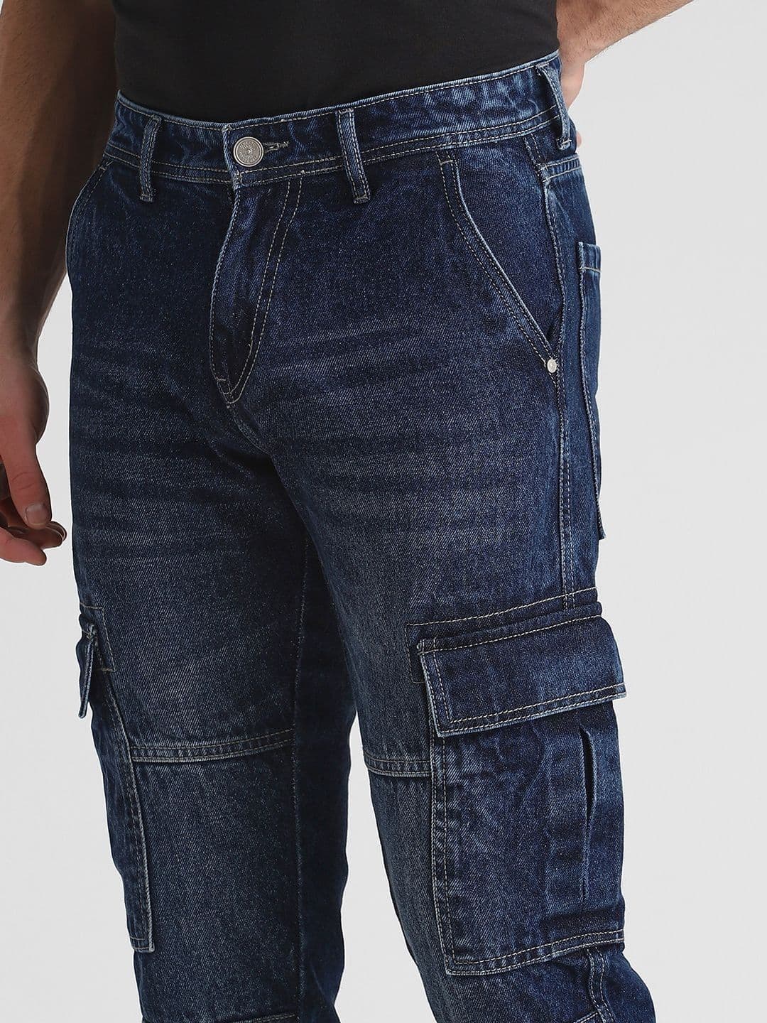 Klub Fox Men Straight Fit Cargos Jeans thumbnail 5
