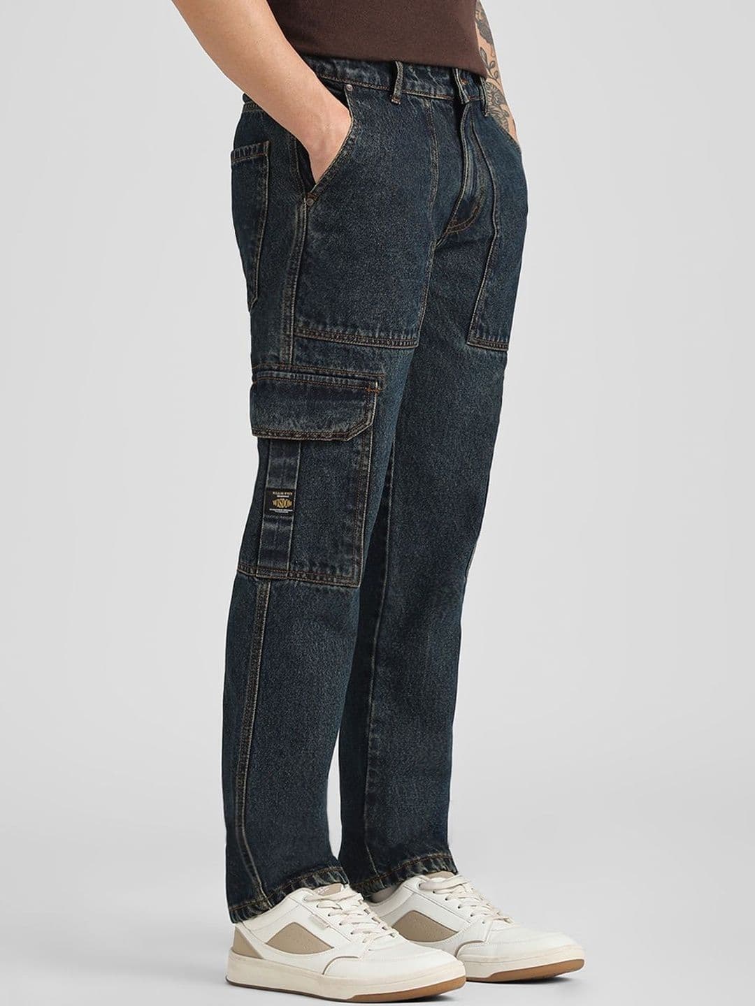 Klub Fox Men Straight Fit Cargos Jeans thumbnail 6
