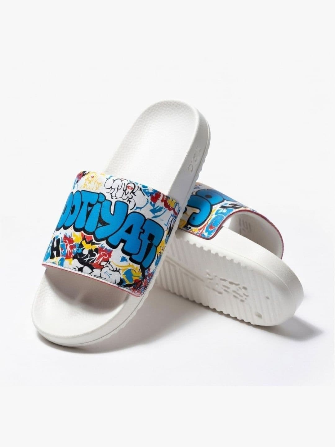 JOOTIYAPA Men Printed Sliders thumbnail 5
