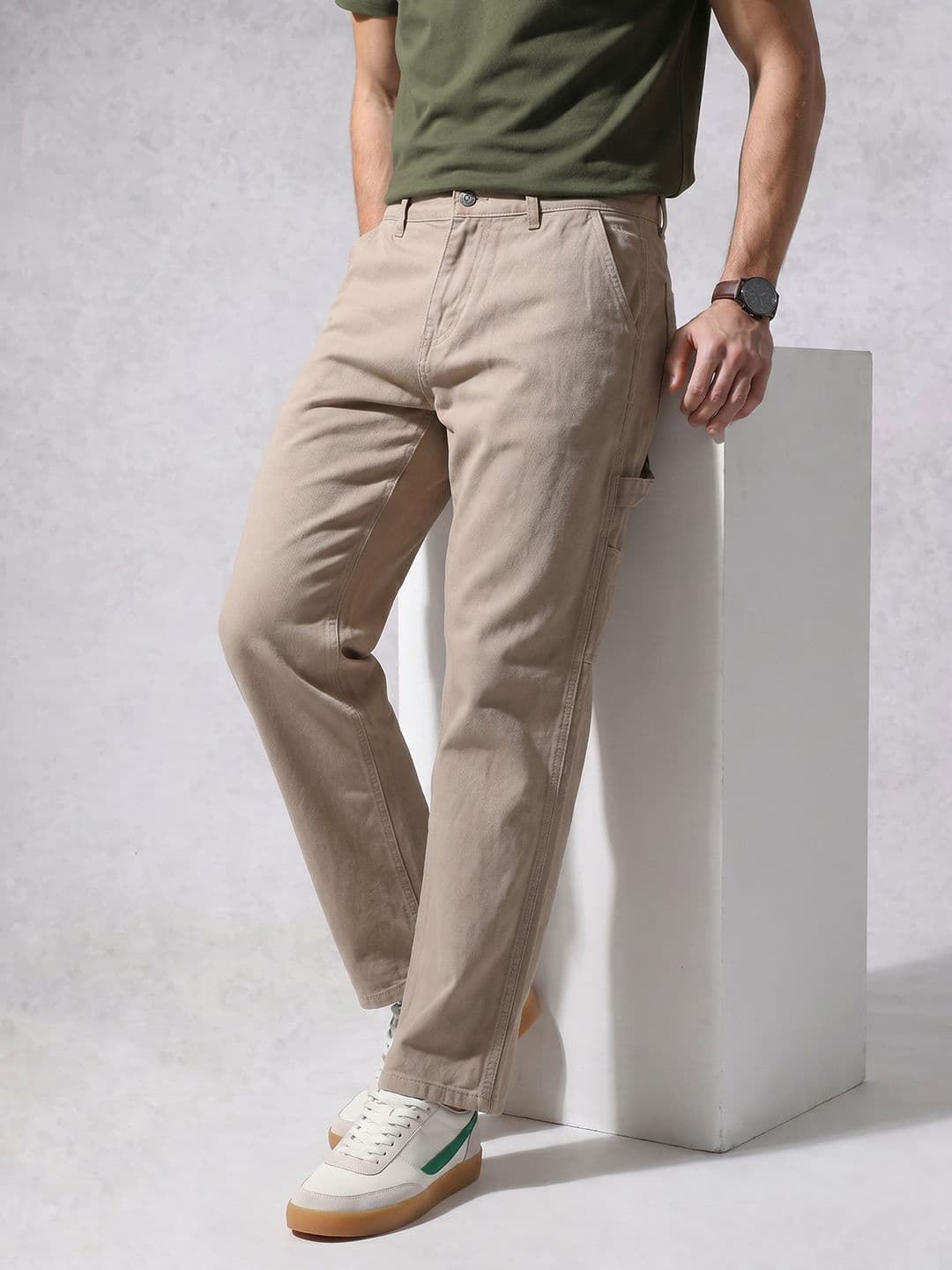 WROGN Men Loose Fit Pure Cotton Jeans - view 1