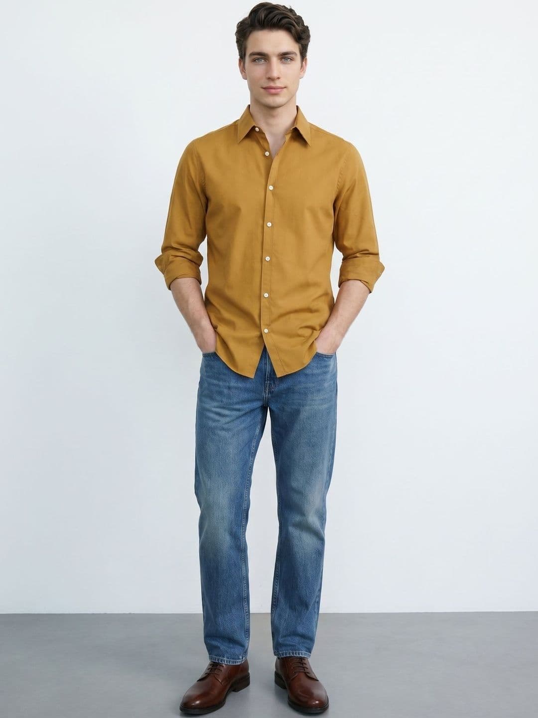 Mast & Harbour Men Classic Casual Shirt thumbnail 2