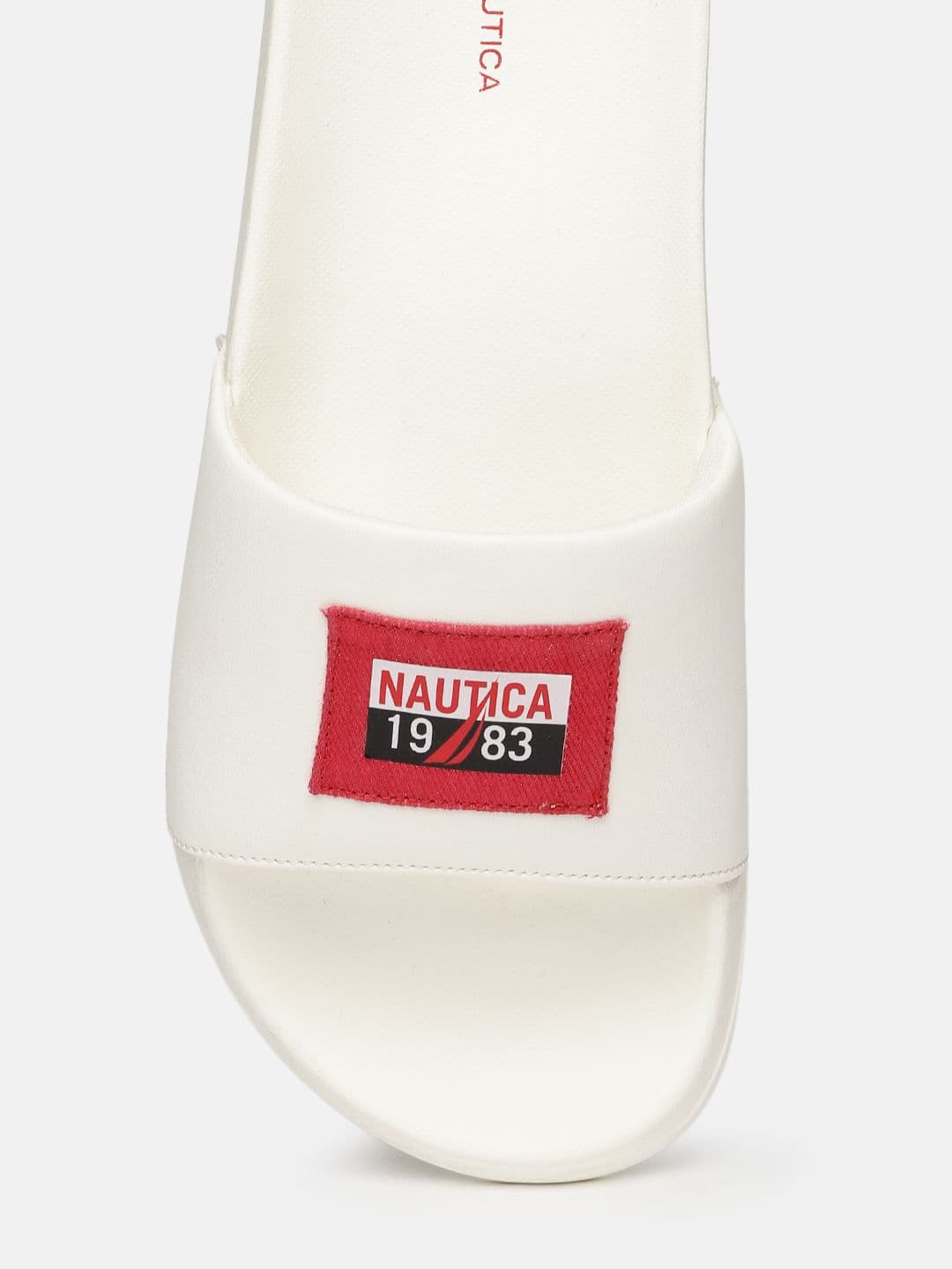 Nautica Men Brand Logo Printed Sliders thumbnail 3