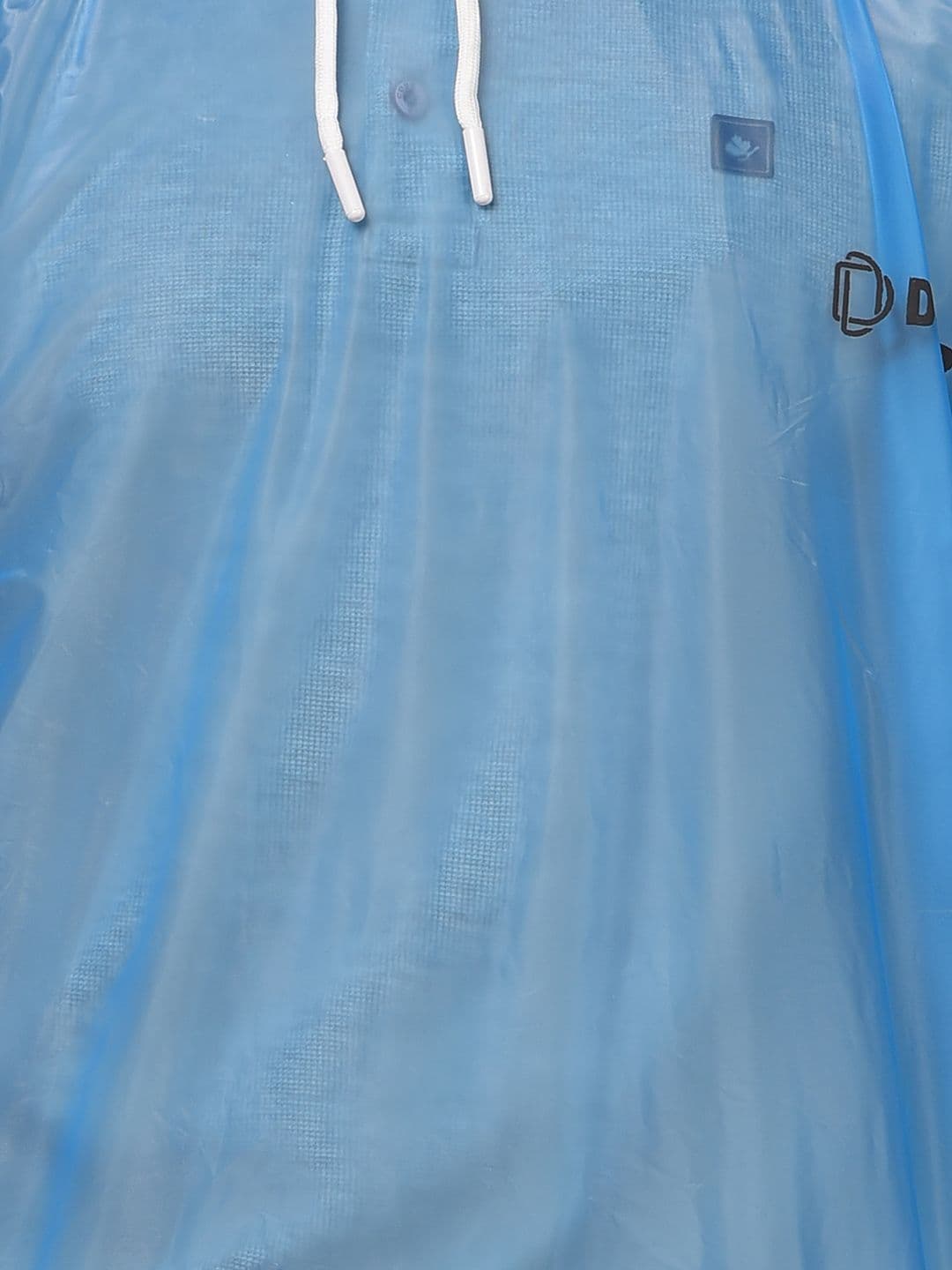 Dollar Unisex Waterproof PVC Rain Poncho with Adjustable Hood thumbnail 7