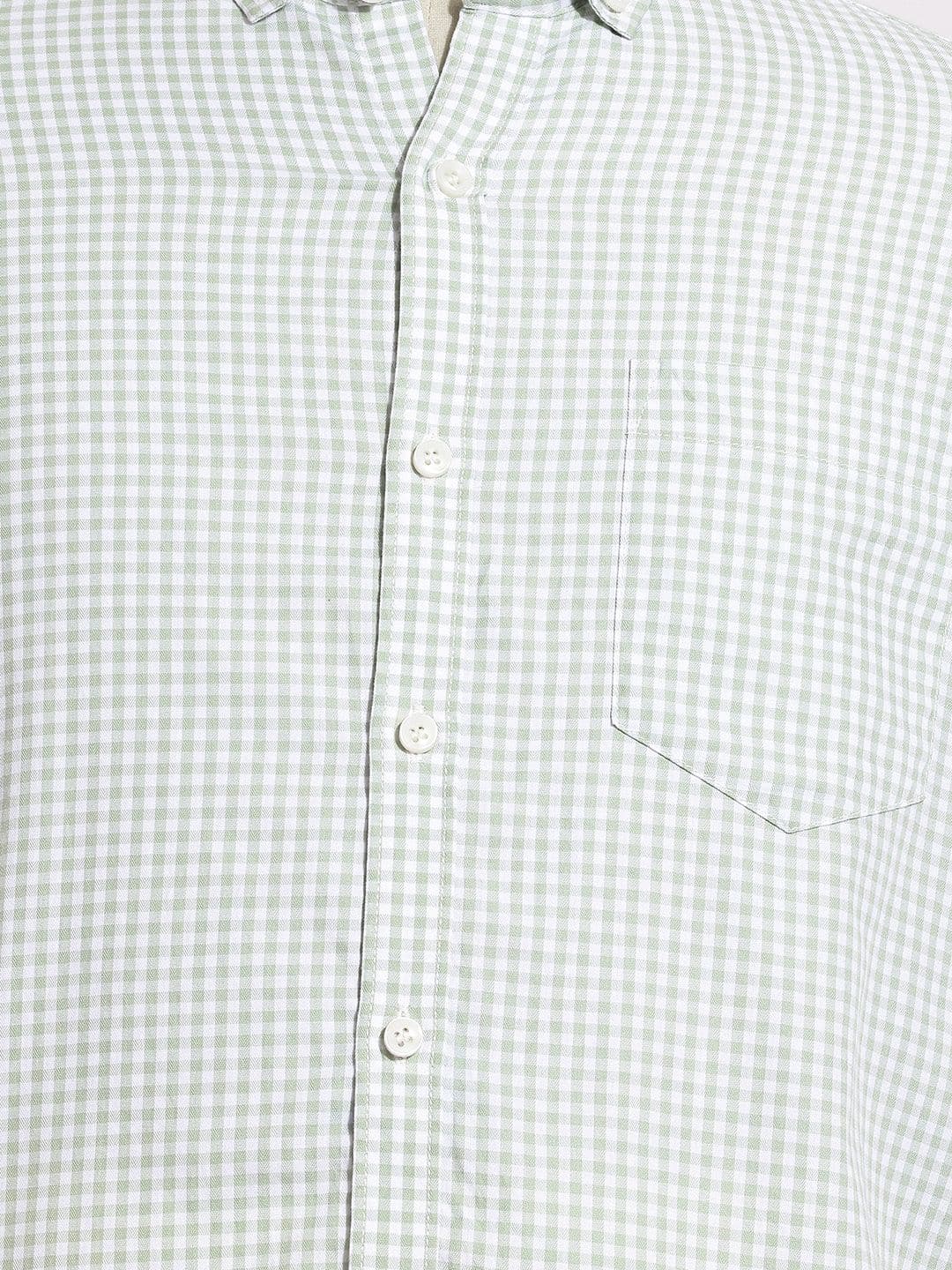 Mast & Harbour Checked Pure Cotton Casual Shirt thumbnail 4