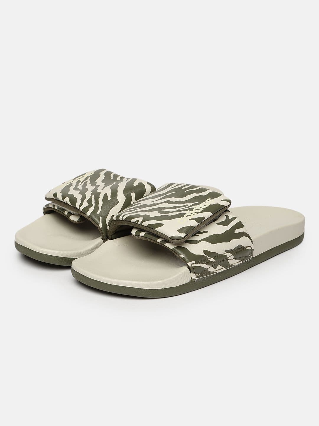 ADIDAS Unisex Ginghham 2.0 Printed Sliders - view 1