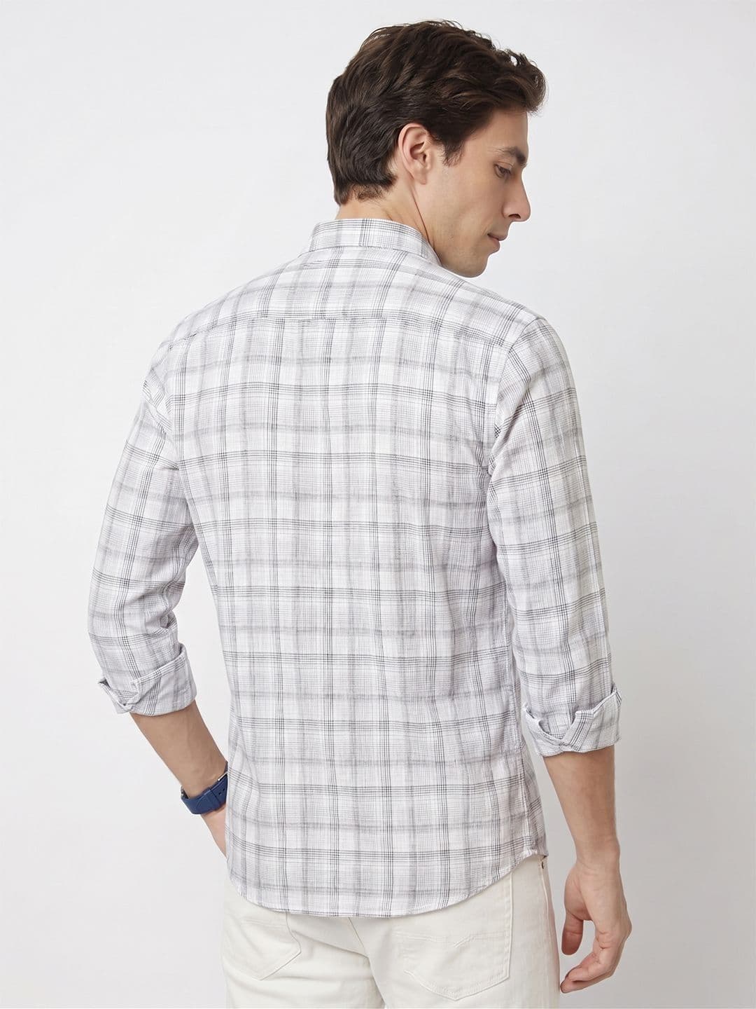 Mast & Harbour Checked Pure Cotton Casual Shirt thumbnail 3