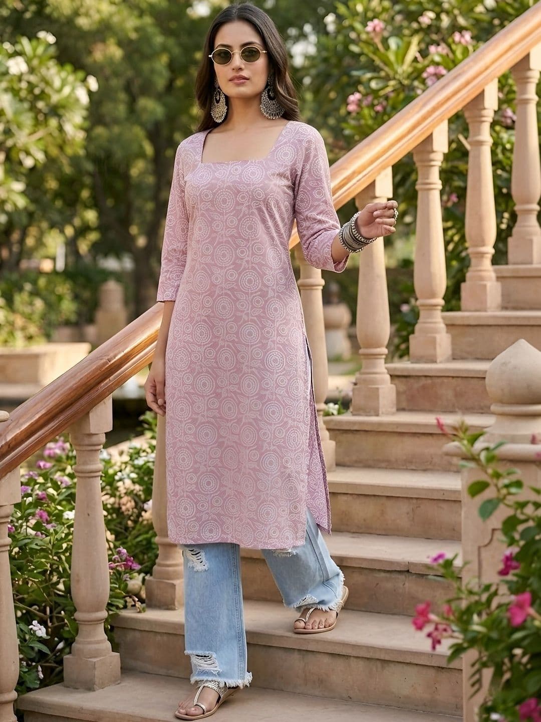 Anouk Rustic Women Ethnic Motifs Printed Kurta thumbnail 5