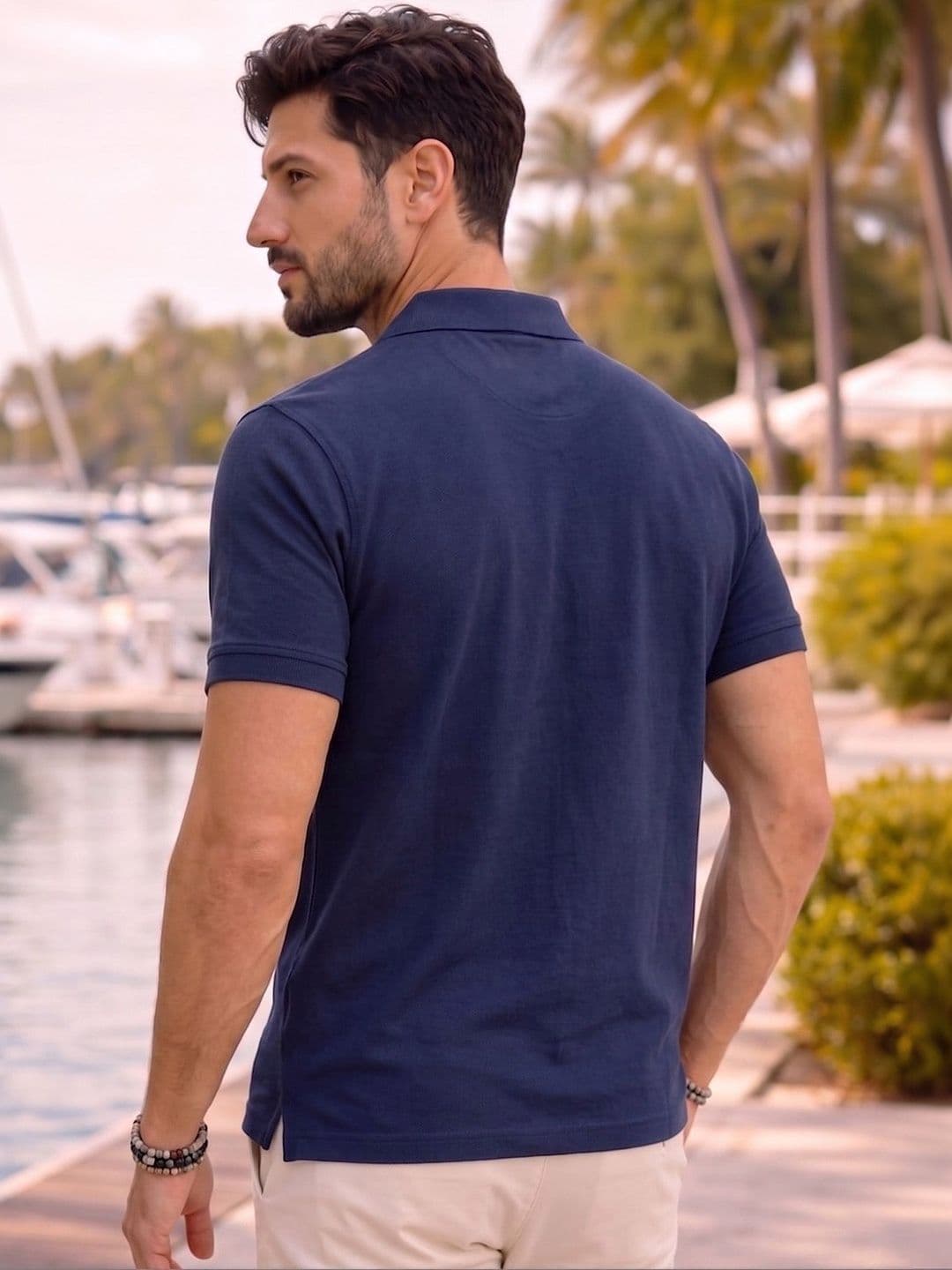 Utopium Men Polo Collar T-shirt thumbnail 3