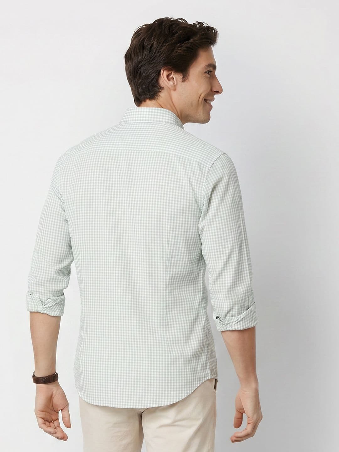 Mast & Harbour Checked Pure Cotton Casual Shirt thumbnail 2