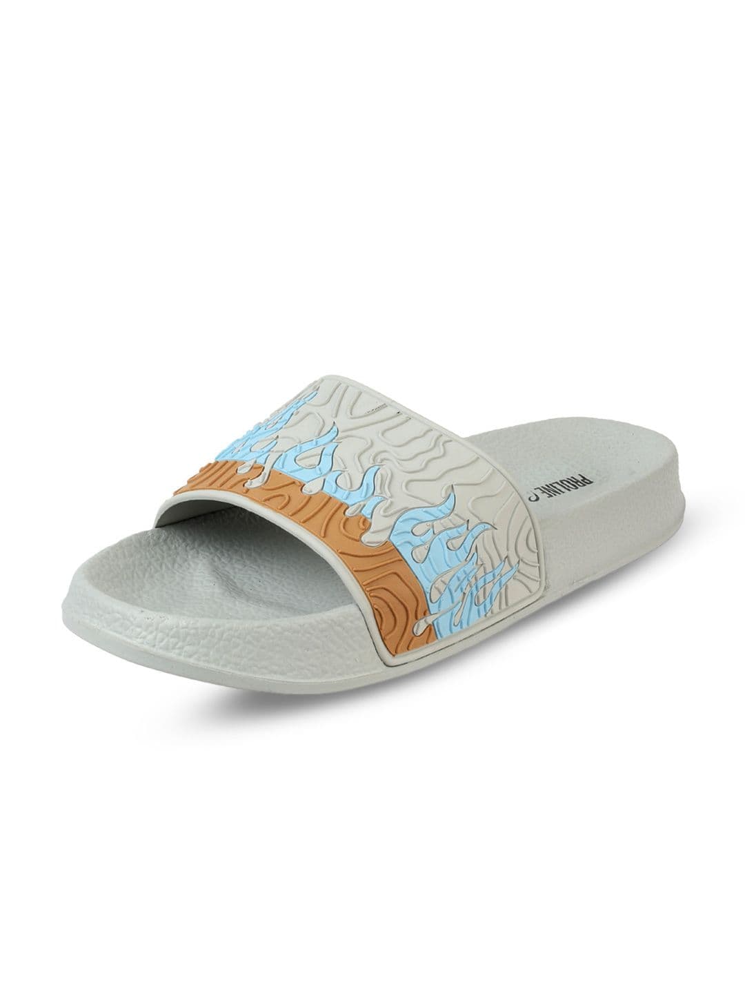 Proline Men Self Design Casual Sliders thumbnail 2