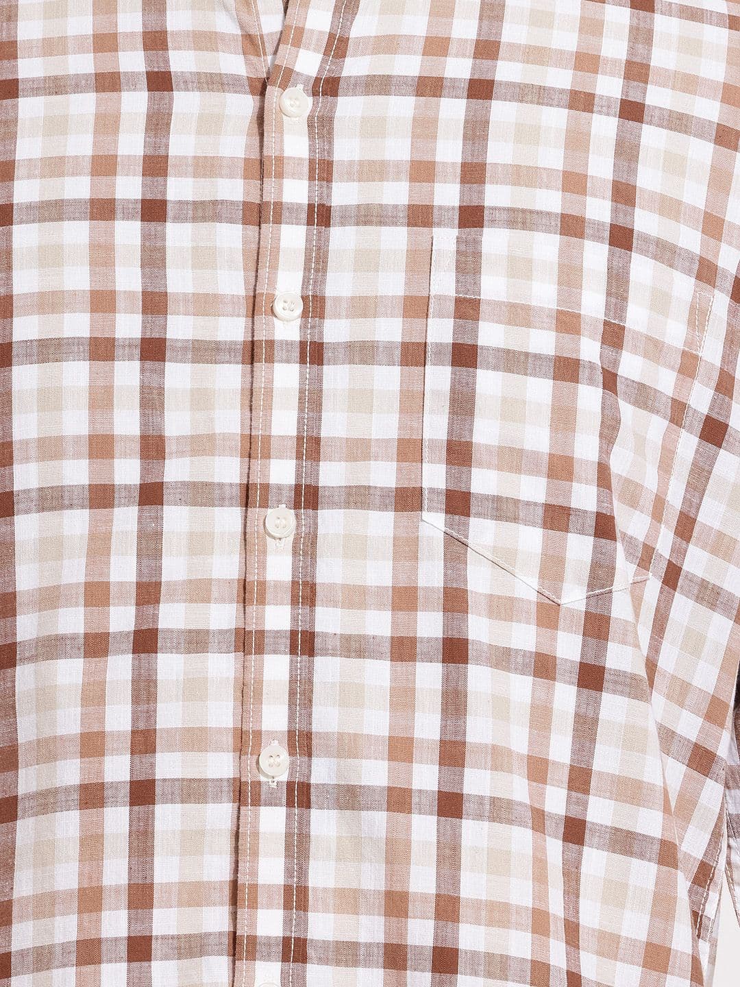 Mast & Harbour Checked Pure Cotton Casual Shirt thumbnail 4