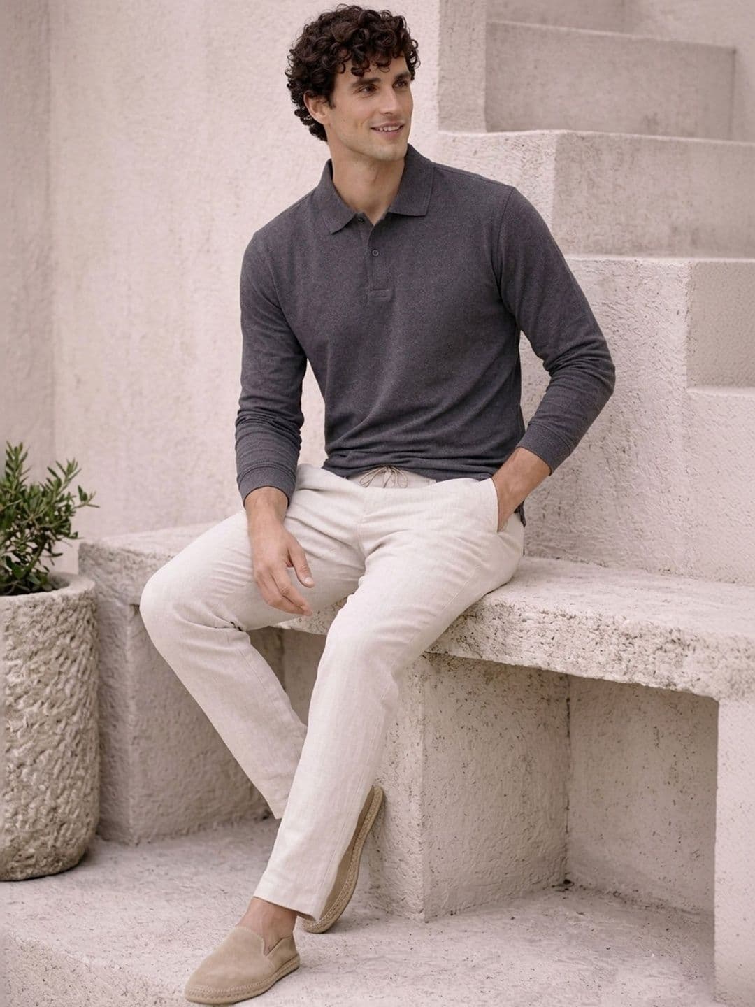 The Roadster Lifestyle Co Cotton Polo Collar T-Shirt thumbnail 6
